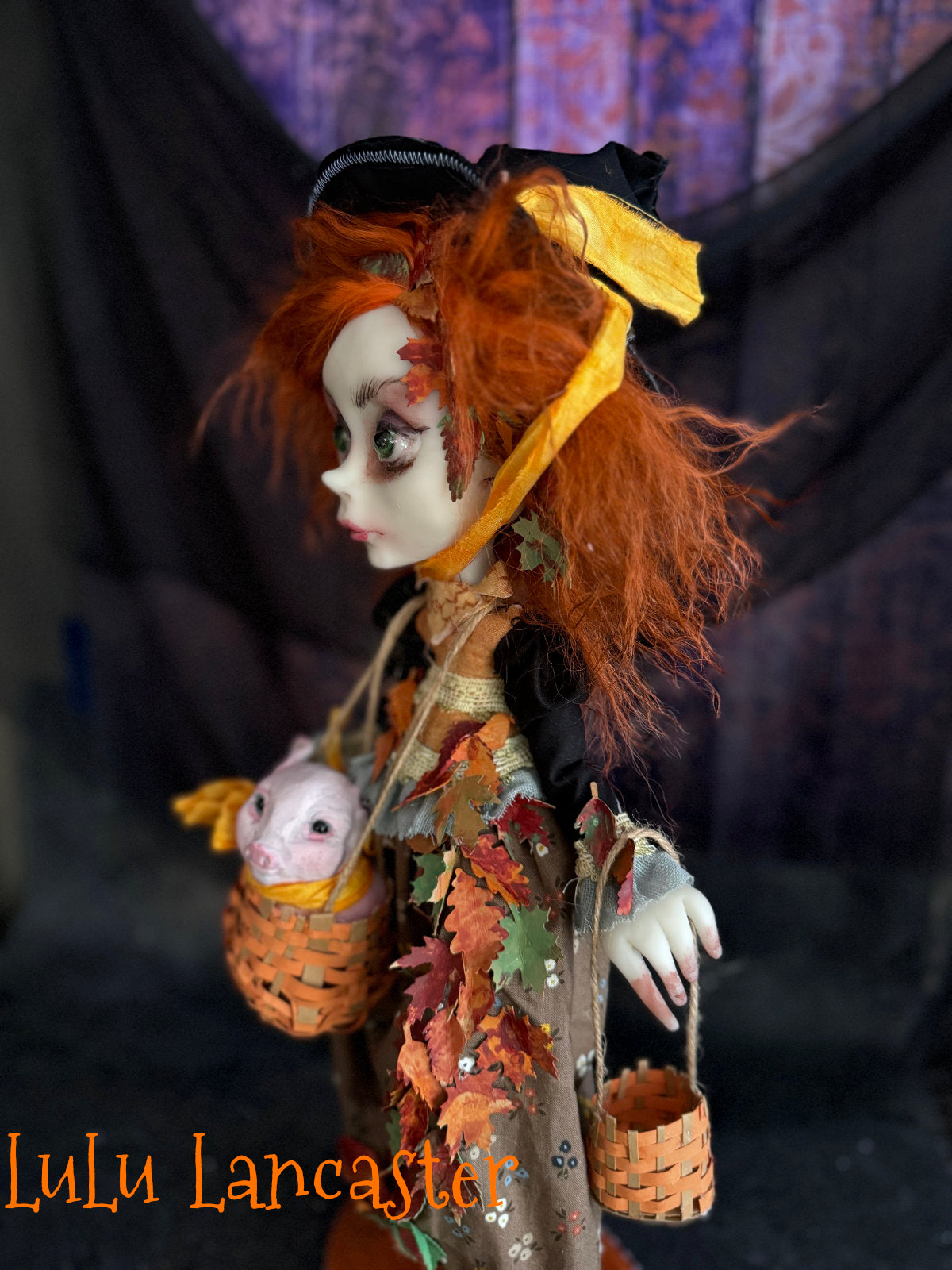 Frenne Autumn Witchy Halloween Original LuLu Lancaster Art Dolls