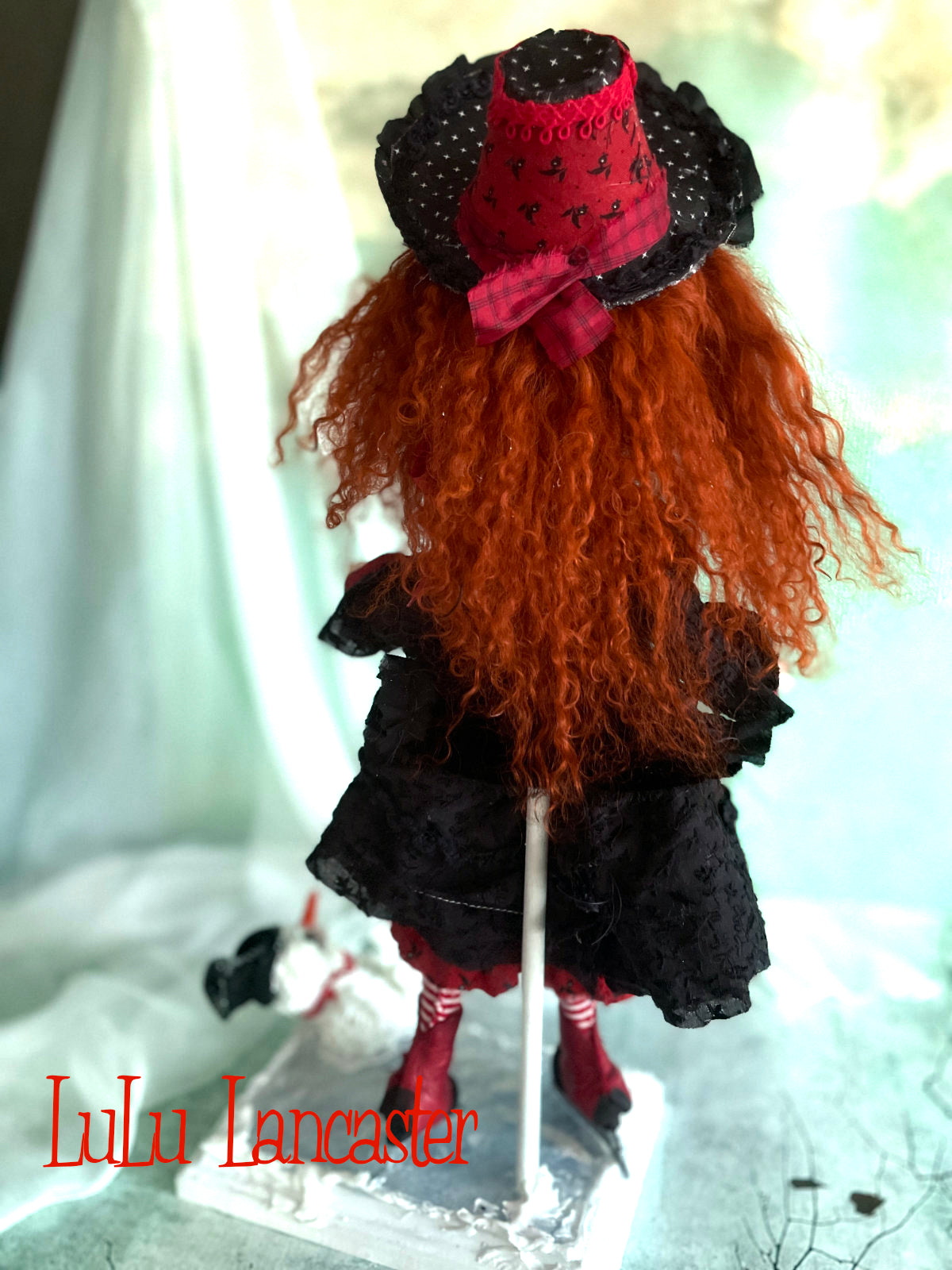 Evelyne Gorey Winter Ice Skater Original LuLu Lancaster Holiday Art Doll