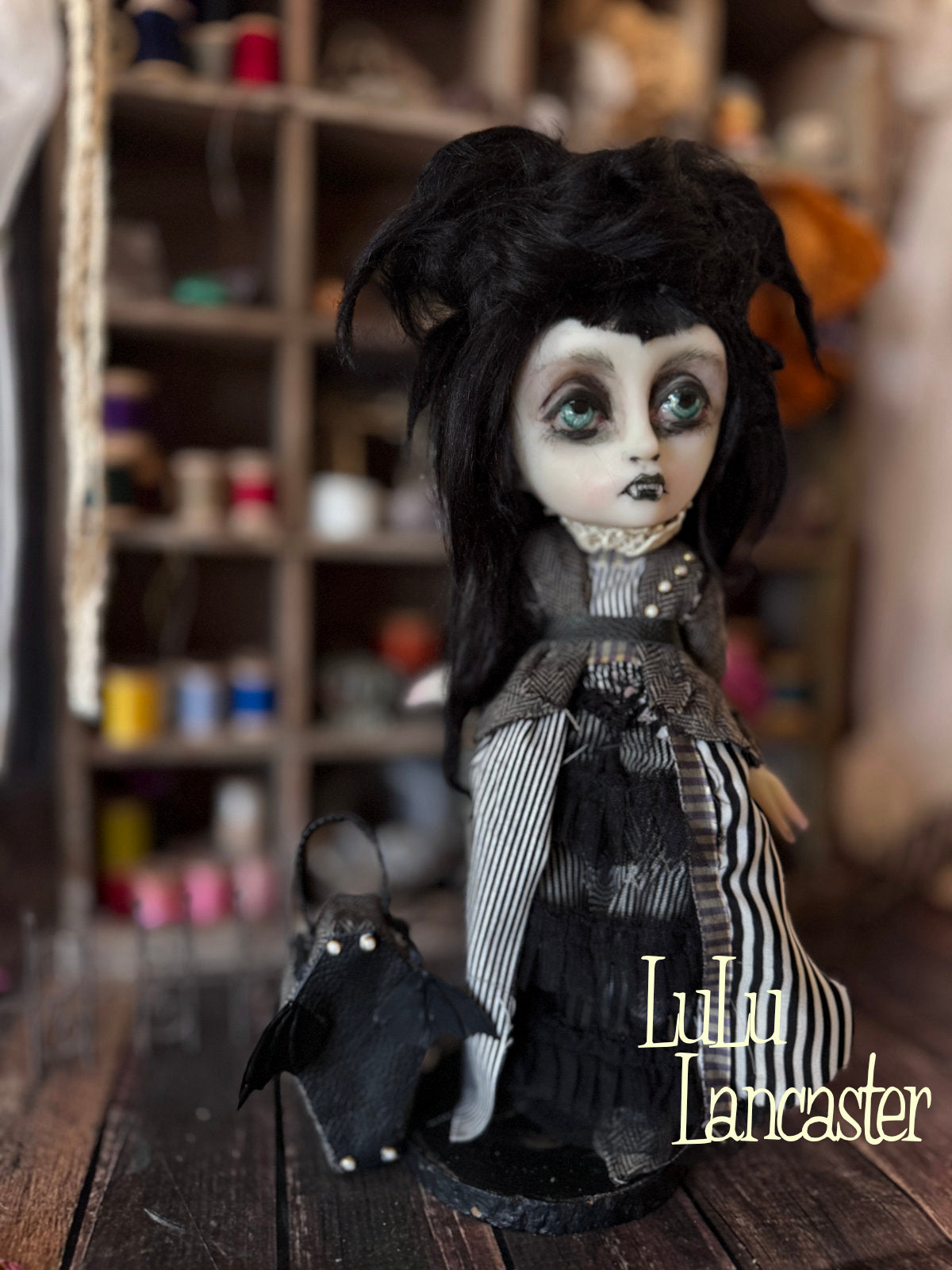 Rachel Raven Goth Vampire Mini Original LuLu Lancaster Art Doll