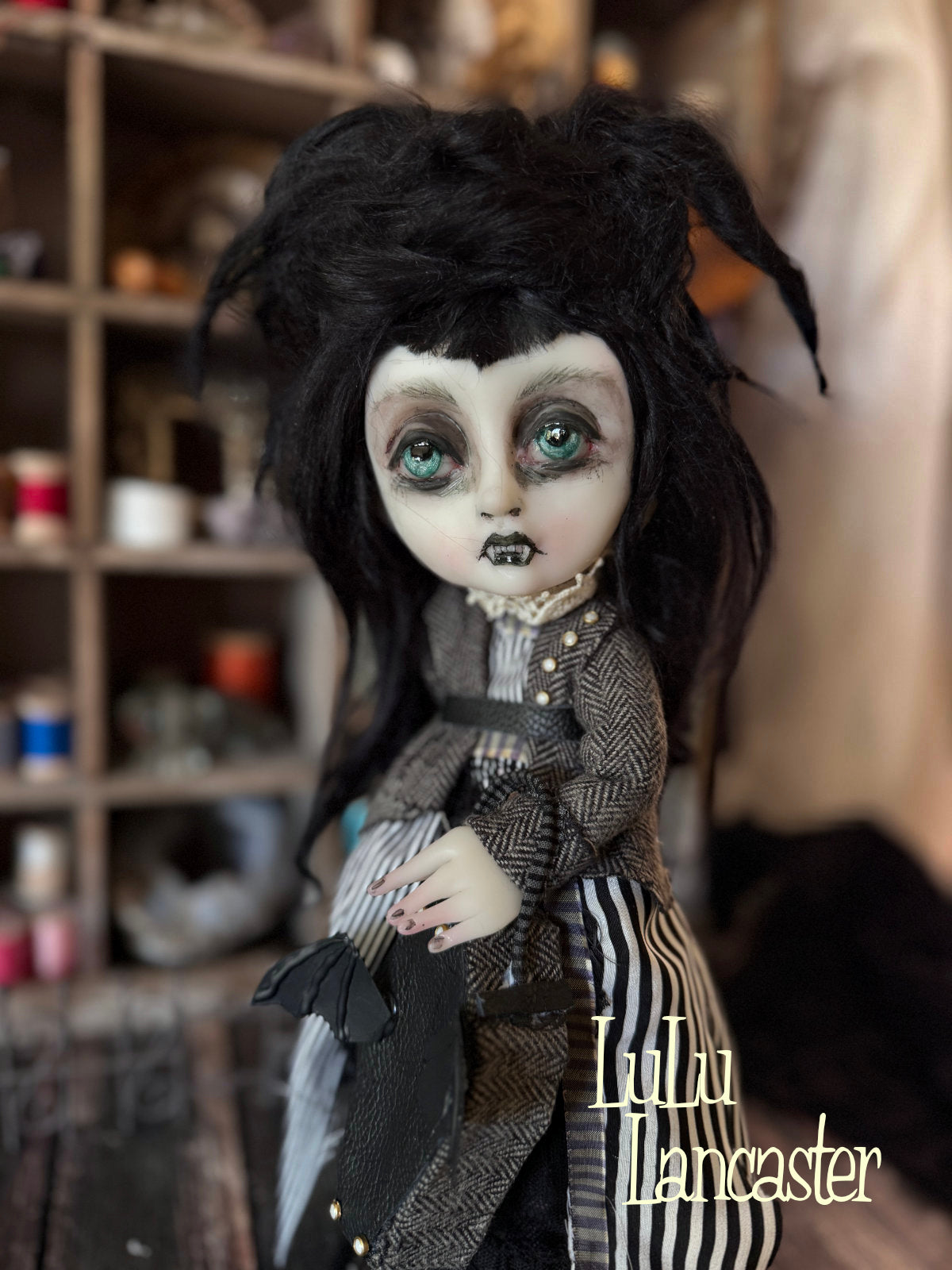 Rachel Raven Goth Vampire Mini Original LuLu Lancaster Art Doll