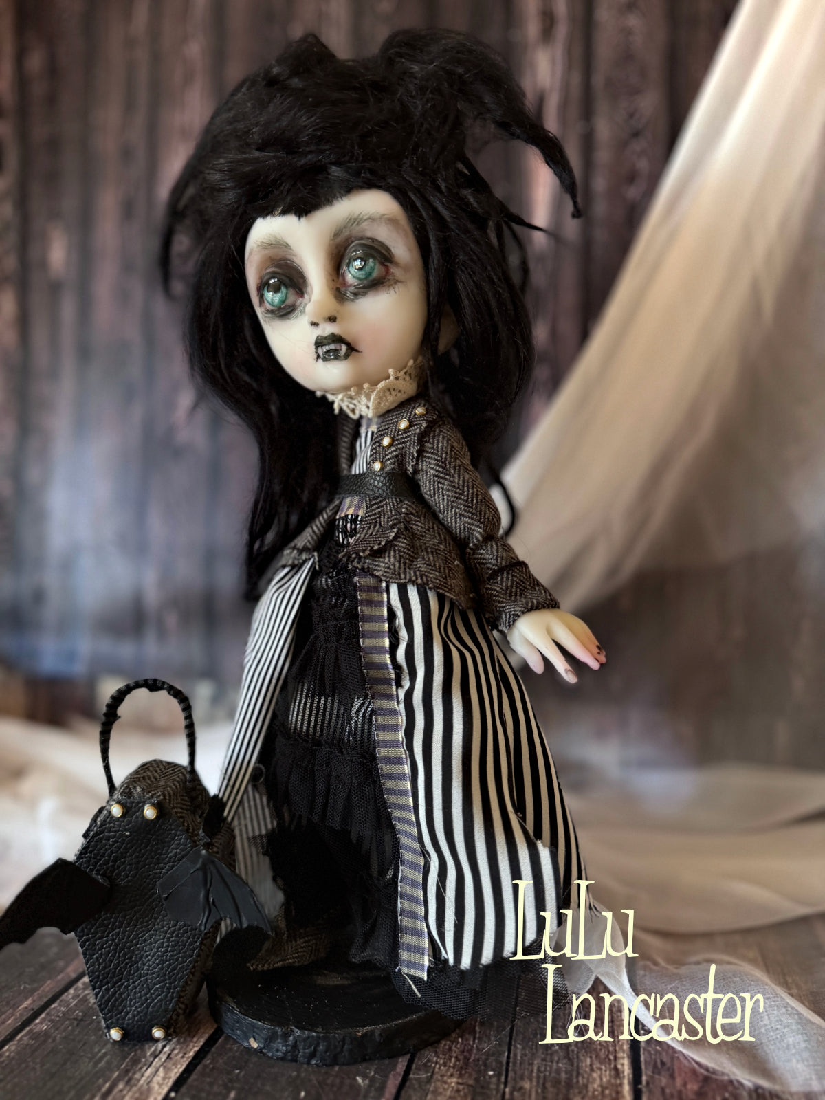 Rachel Raven Goth Vampire Mini Original LuLu Lancaster Art Doll