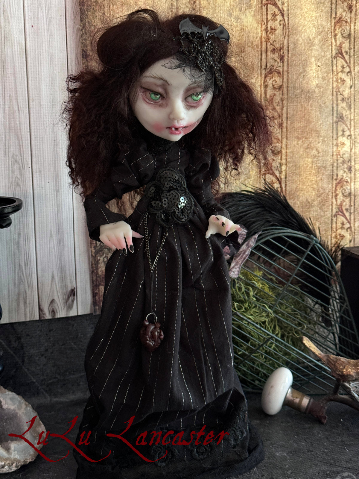 Velouette the Vampire Original LuLu Lancaster Art Doll