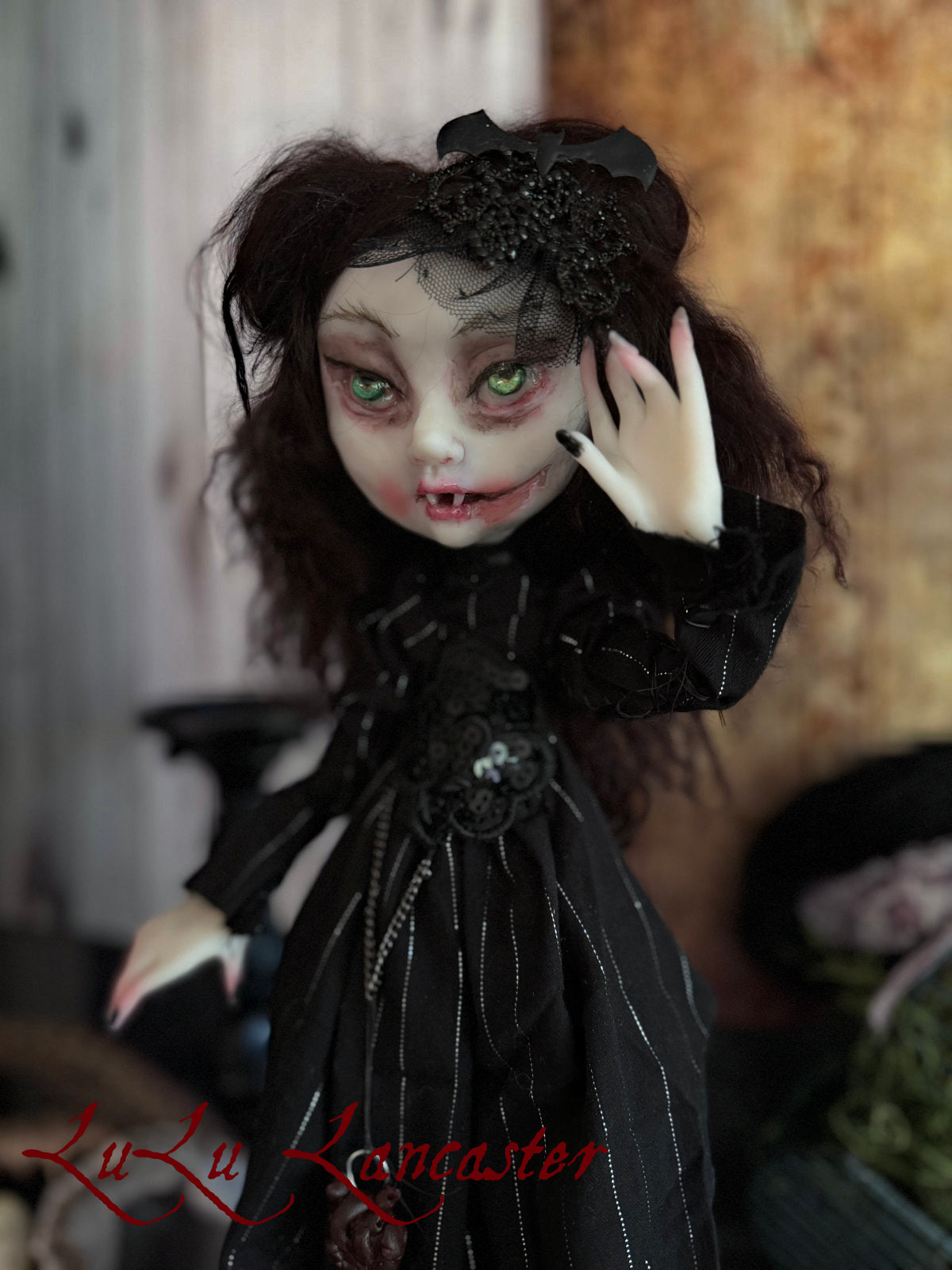 Velouette the Vampire Original LuLu Lancaster Art Doll