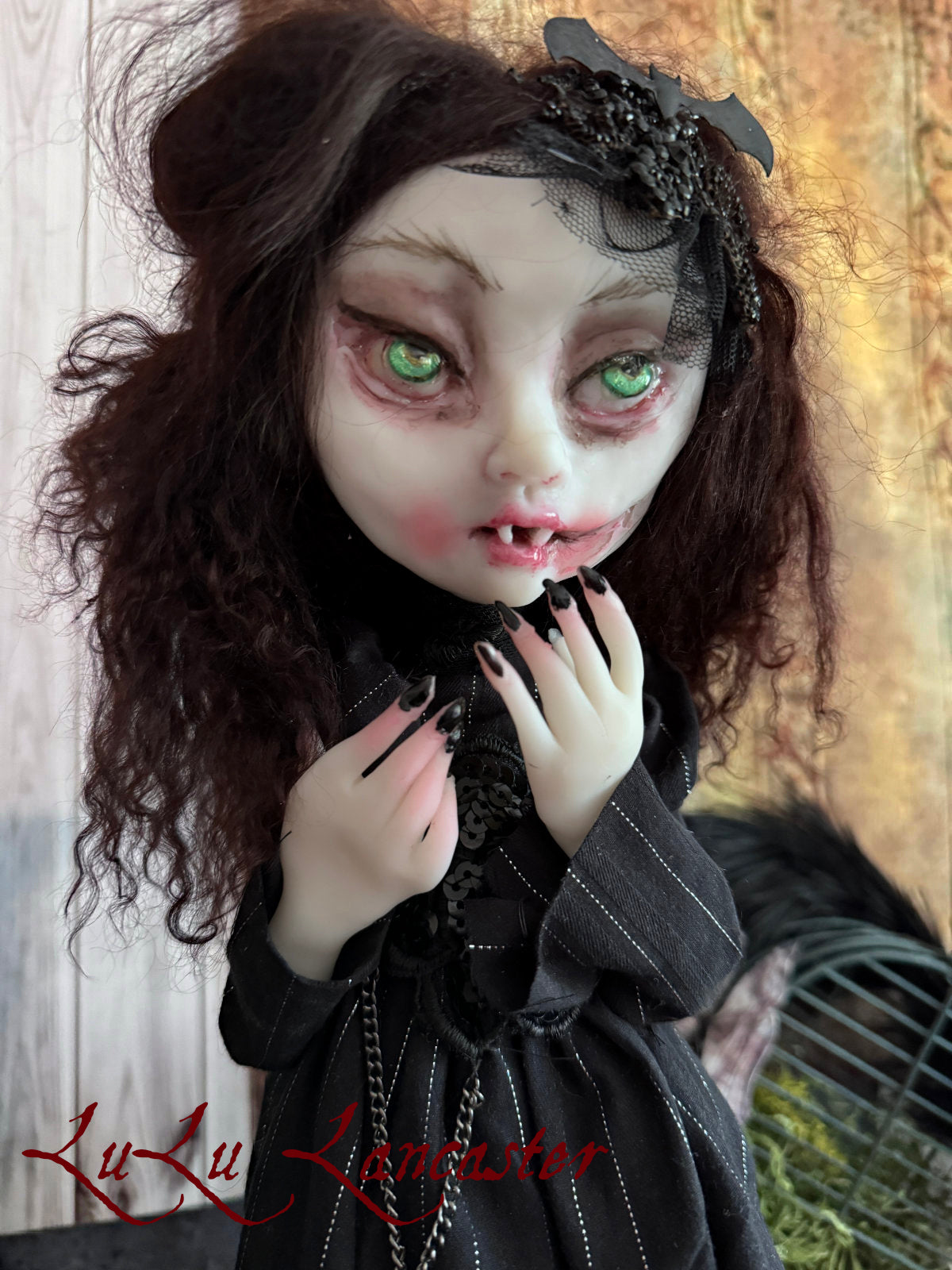 Velouette the Vampire Original LuLu Lancaster Art Doll