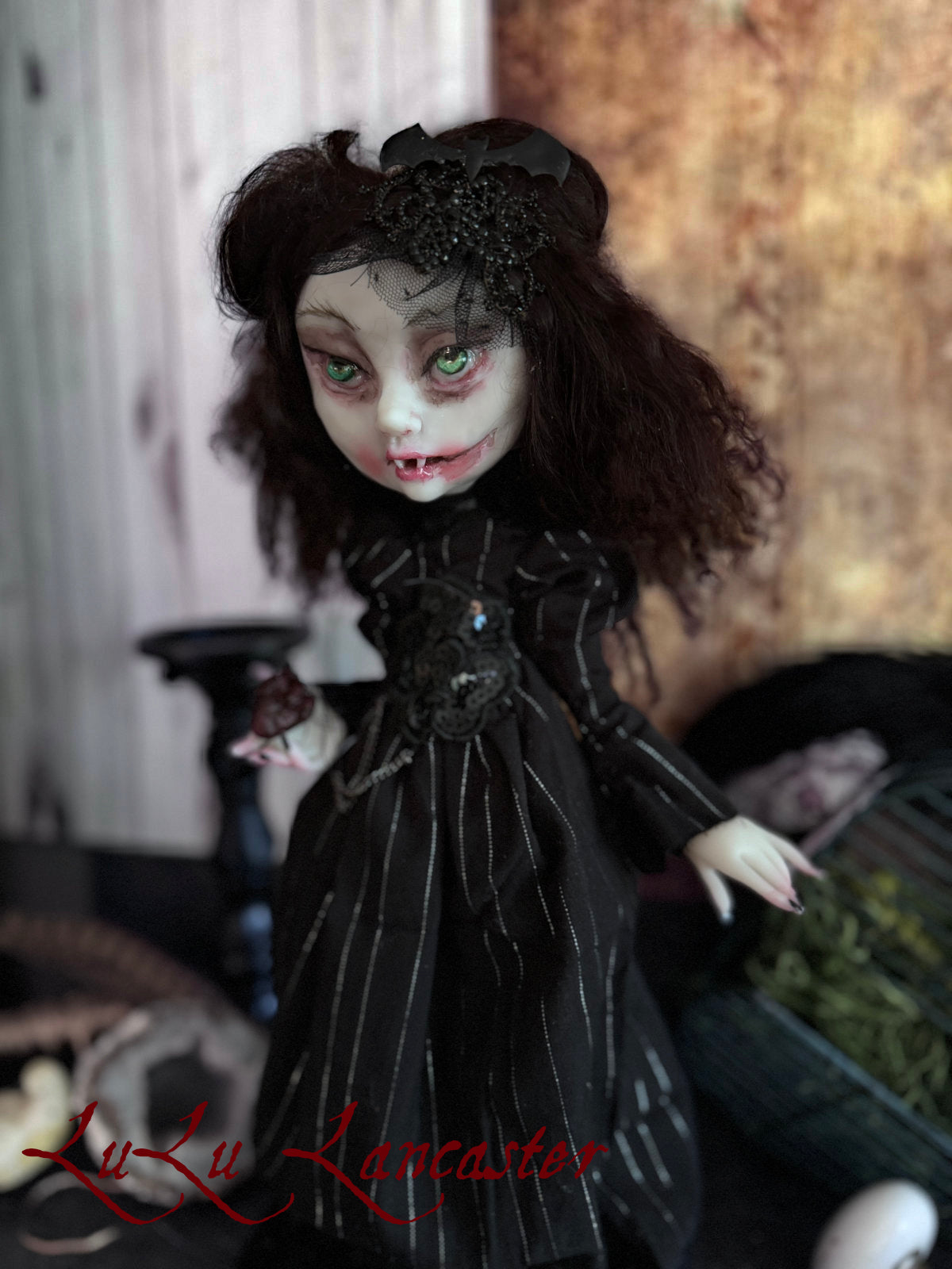 Velouette the Vampire Original LuLu Lancaster Art Doll