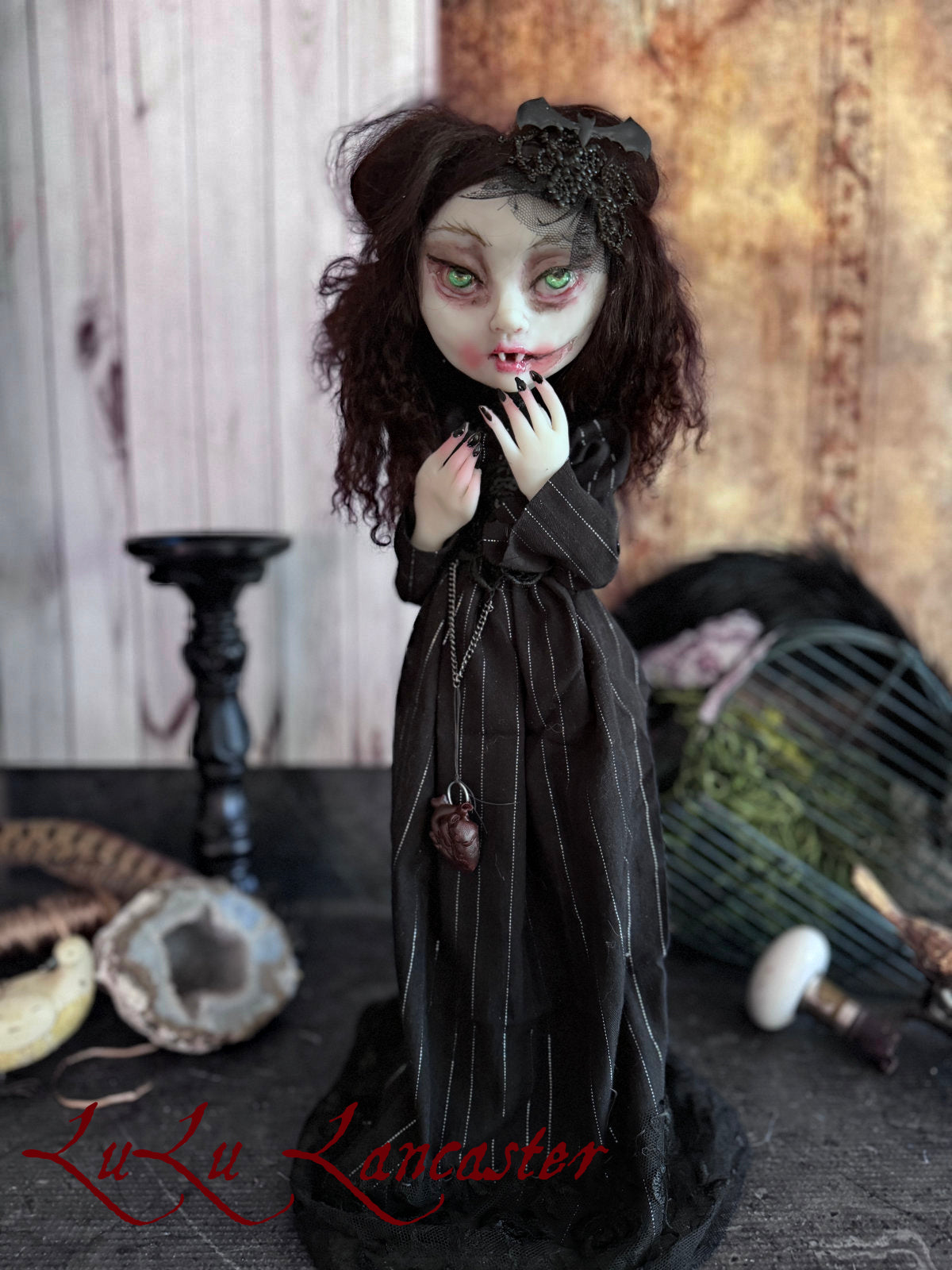 Velouette the Vampire Original LuLu Lancaster Art Doll
