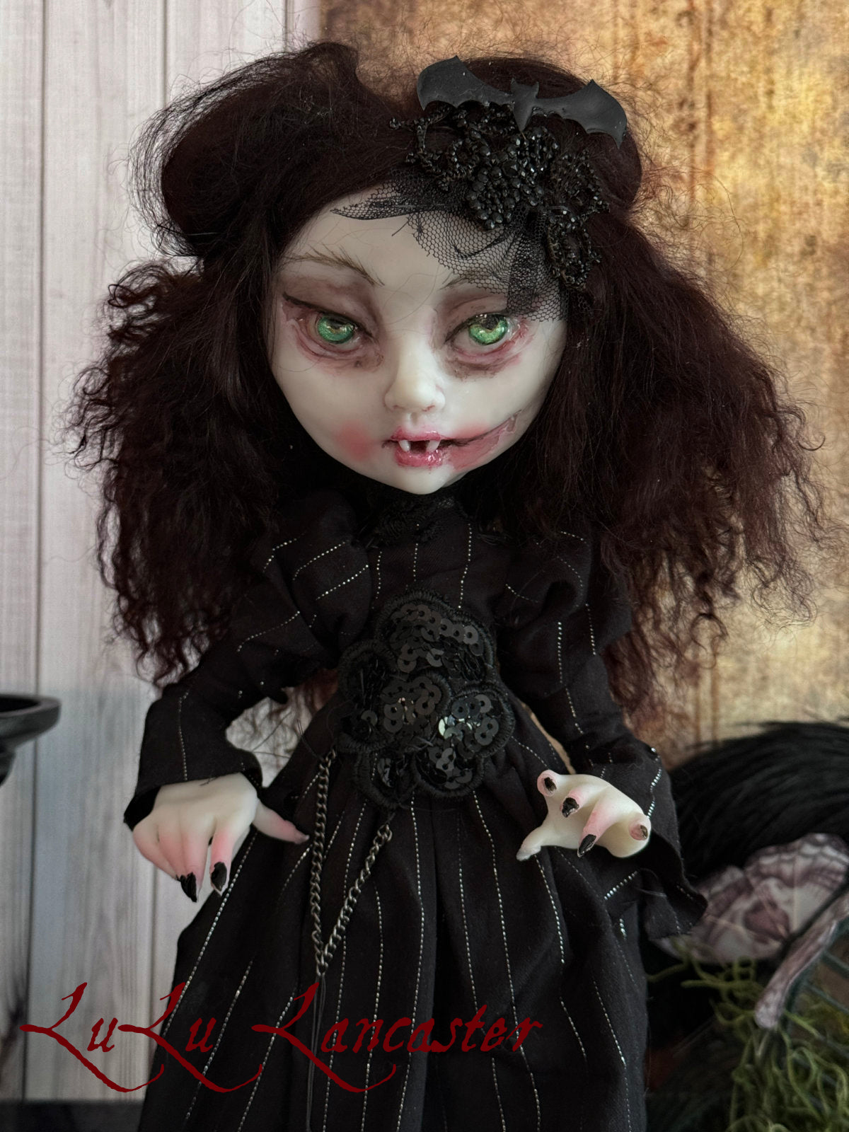 Velouette the Vampire Original LuLu Lancaster Art Doll