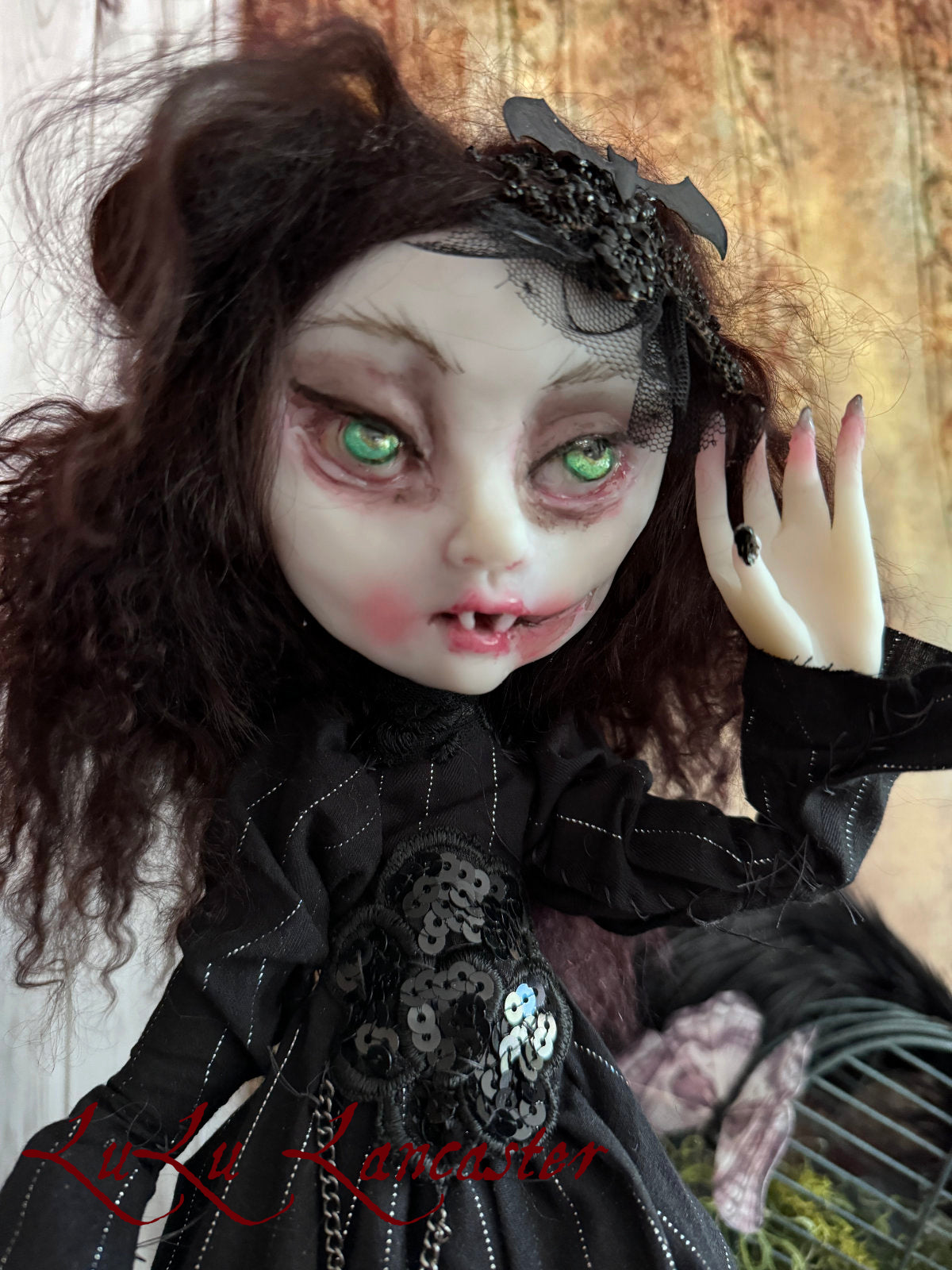 Velouette the Vampire Original LuLu Lancaster Art Doll