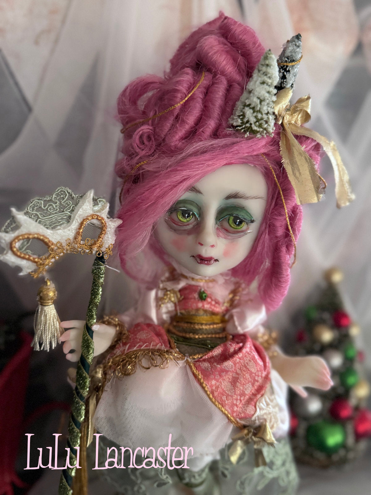 Alouette BonBon Holiday masquerade Vamire Original LuLu Lancaster Art Doll