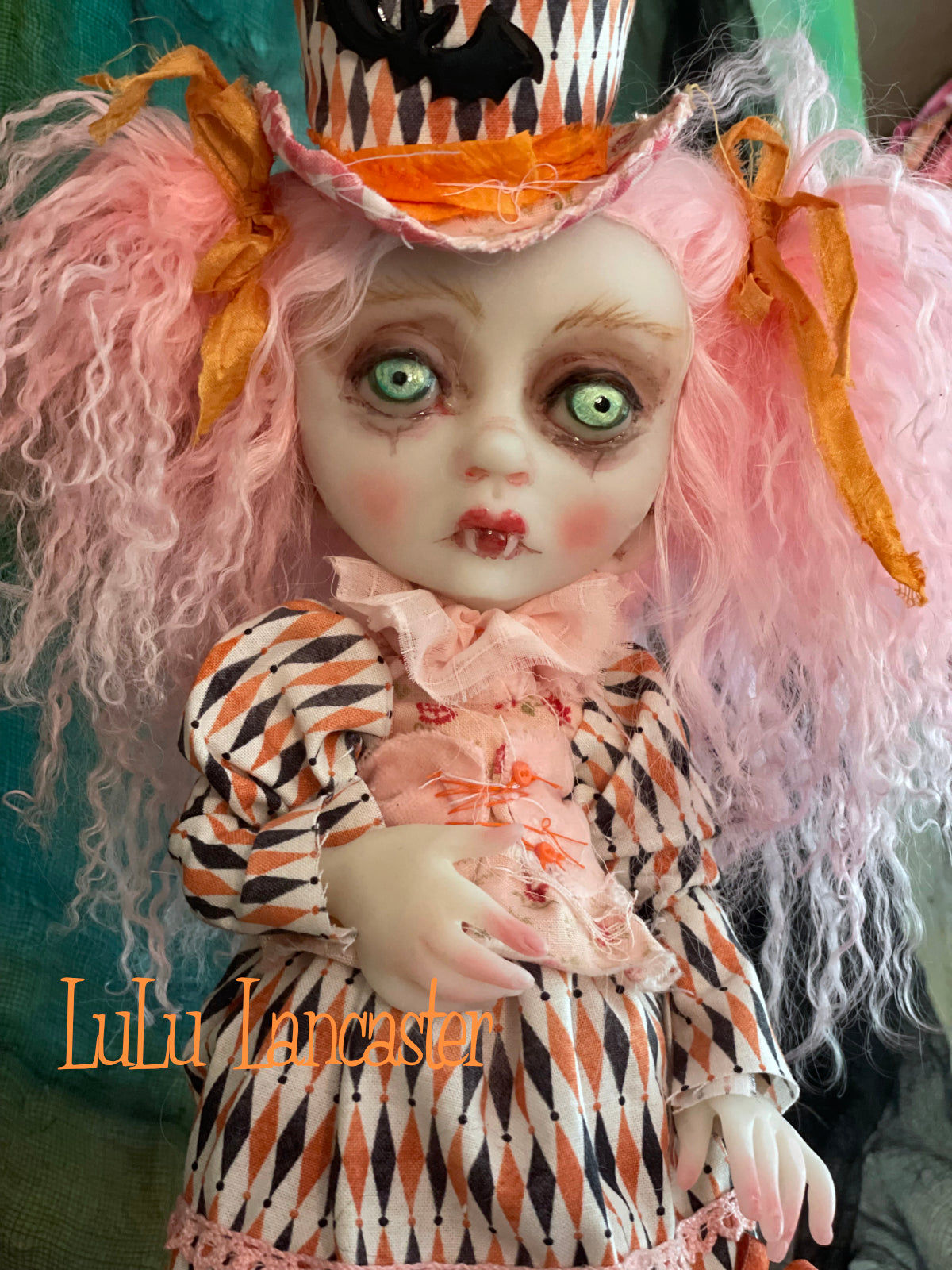 Bevin the biter Vampire Halloween Original LuLu Lancaster Art Doll