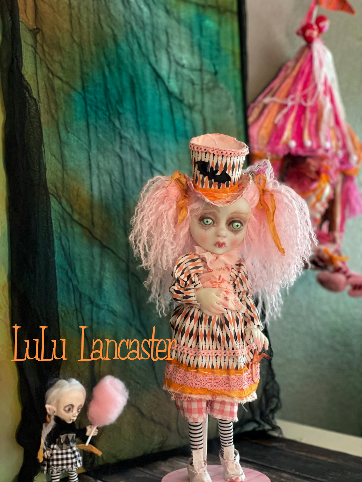 Bevin the biter Vampire Halloween Original LuLu Lancaster Art Doll