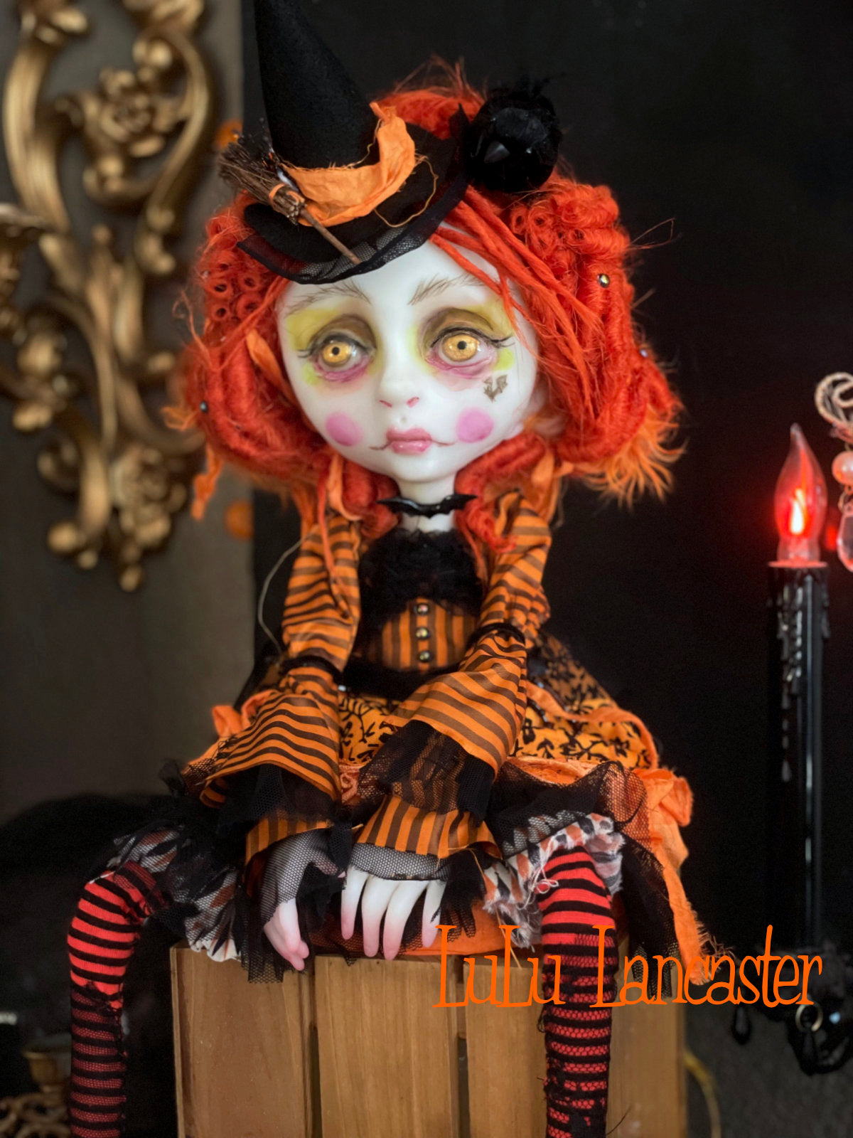 Bezzie Rococo Halloween Witch Original LuLu Lancaster Art Dolls