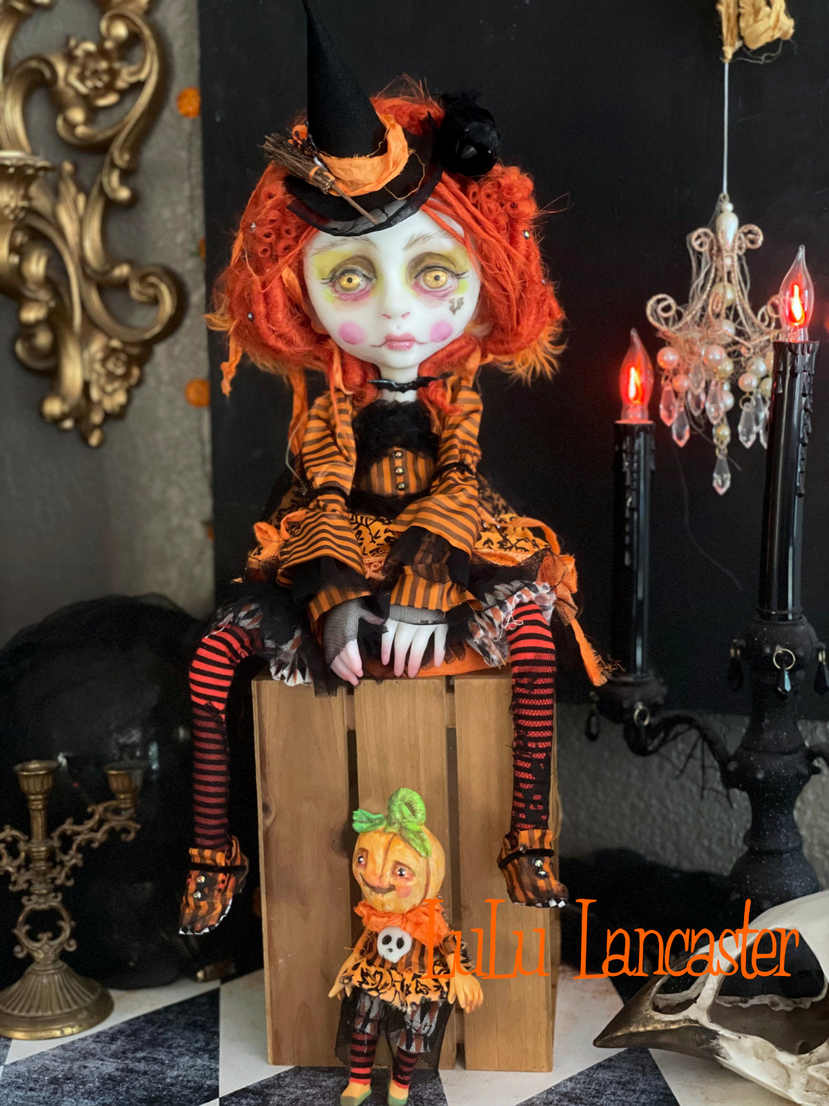Bezzie Rococo Halloween Witch Original LuLu Lancaster Art Dolls