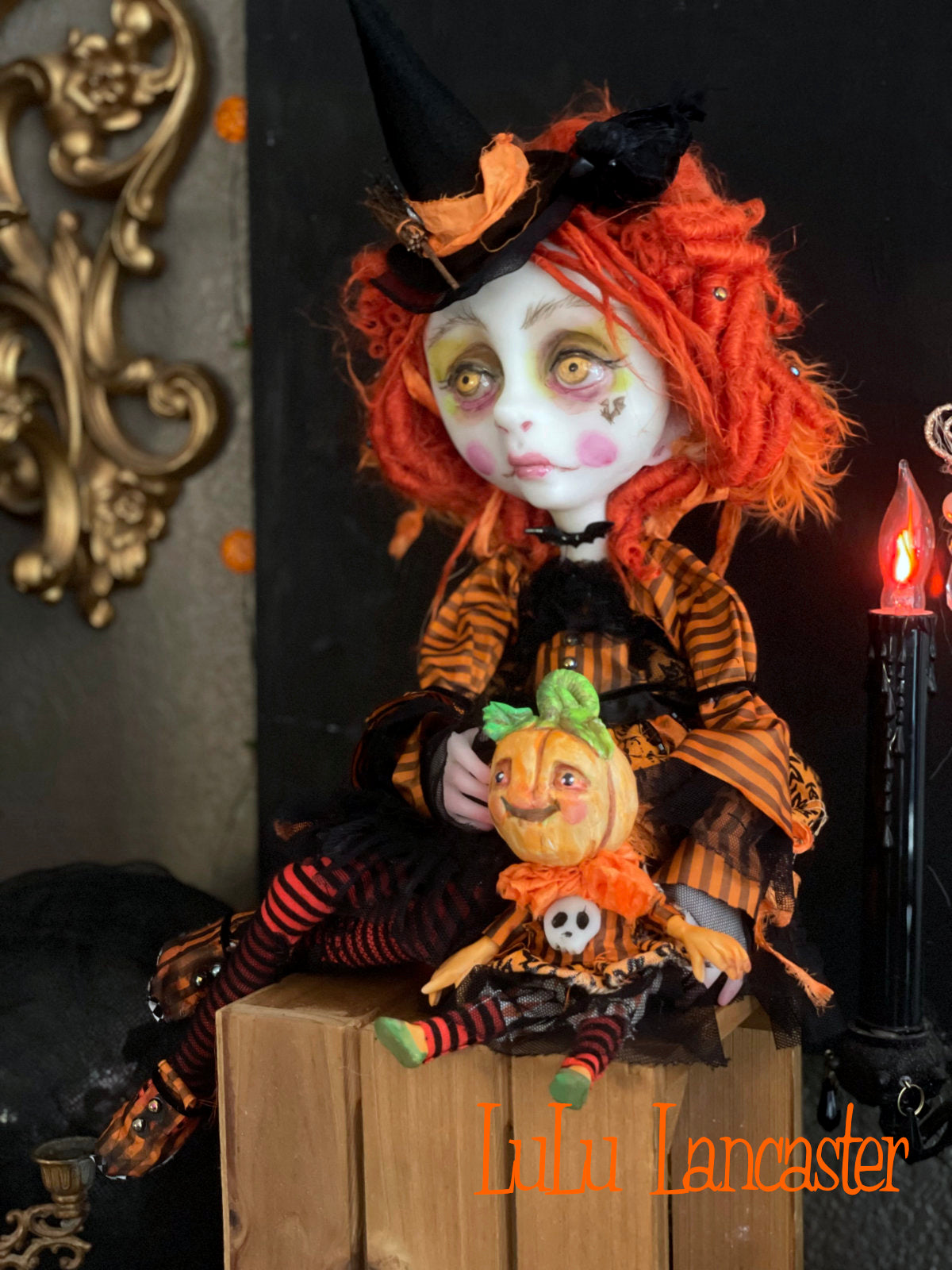 Bezzie Rococo Halloween Witch Original LuLu Lancaster Art Dolls