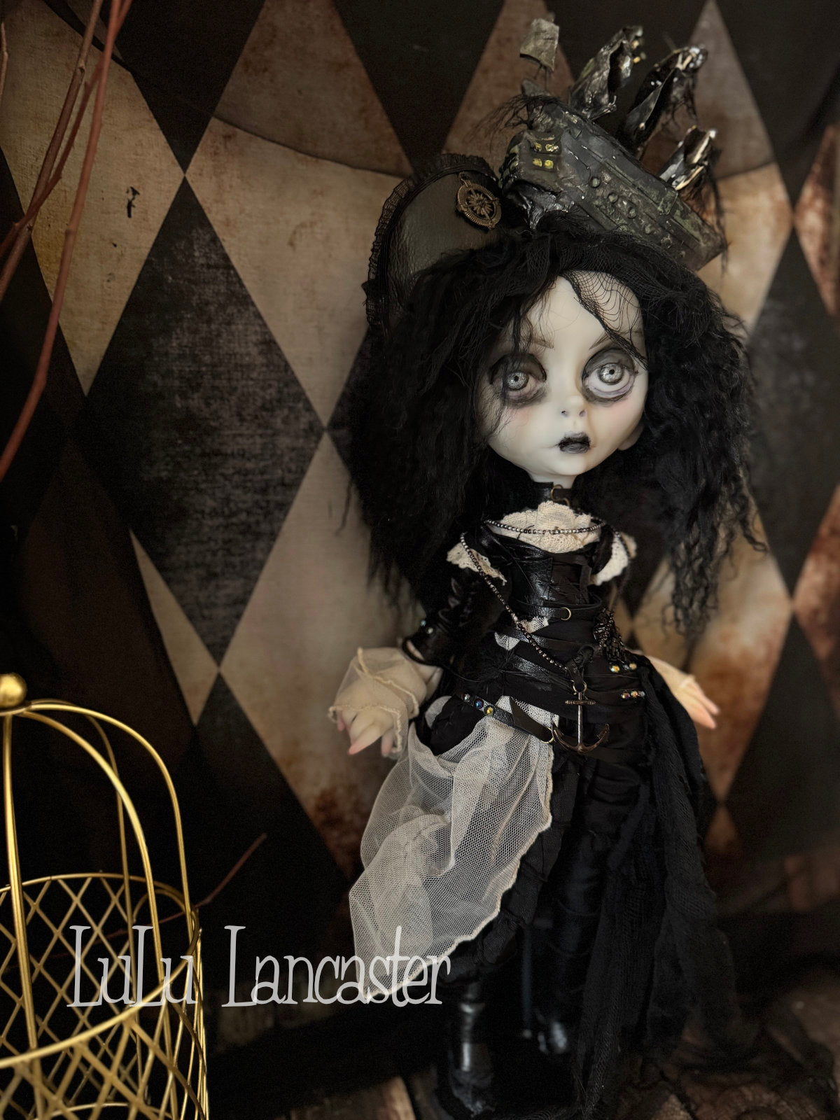 Black Pearl the Pirate ~Original LuLu Lancaster Art Doll