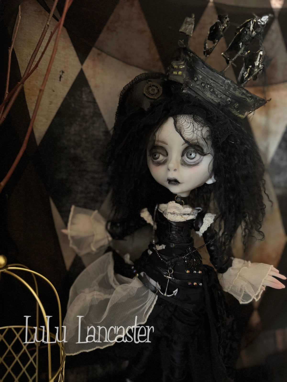 Black Pearl the Pirate ~Original LuLu Lancaster Art Doll