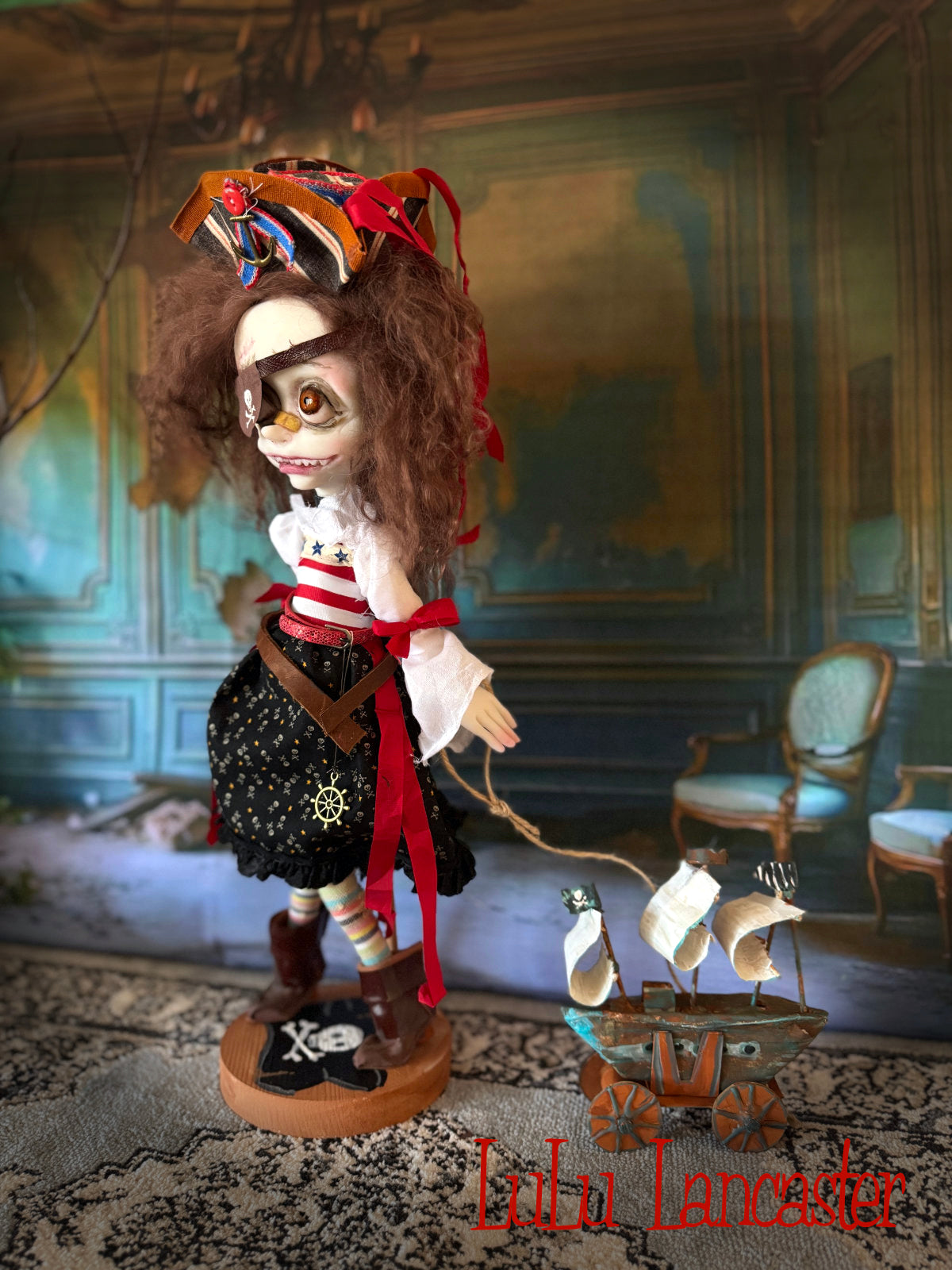 Buella the Buccaneer ~Original LuLu Lancaster Art Doll