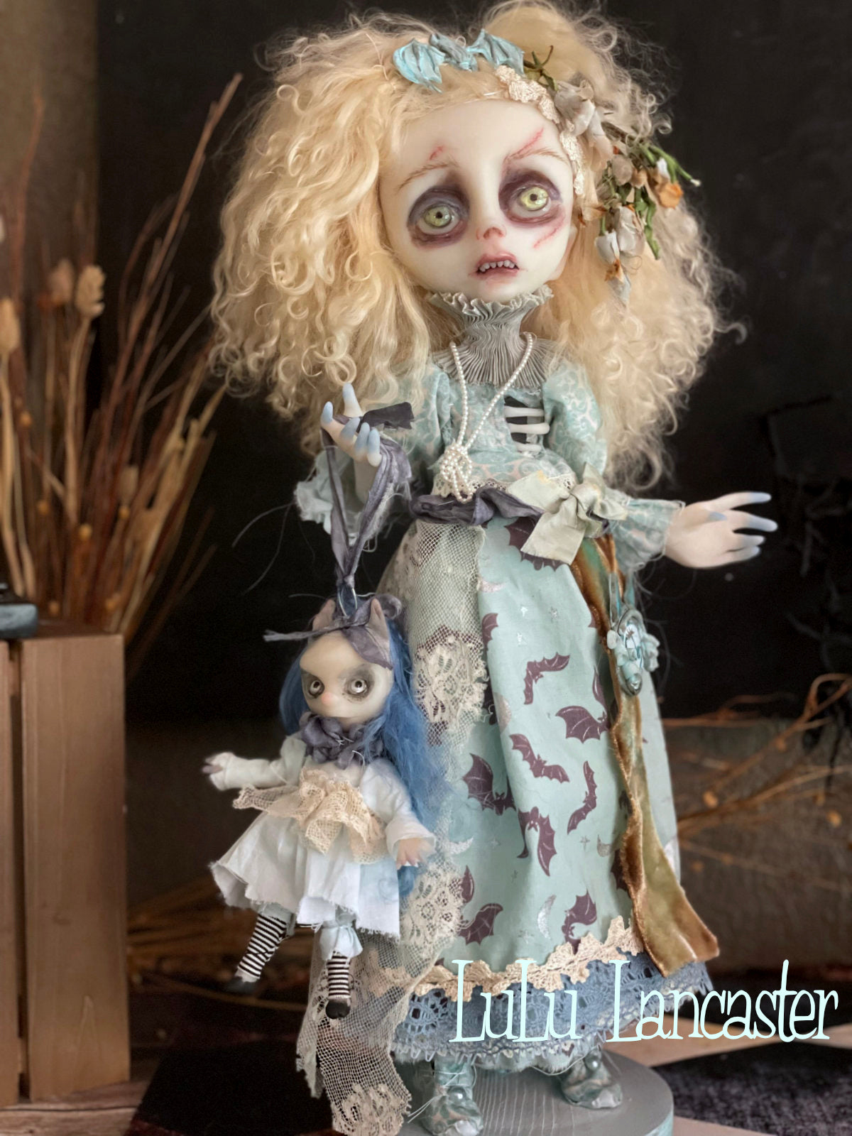 Camden the Corpse Original LuLu Lancaster Halloween Art Doll