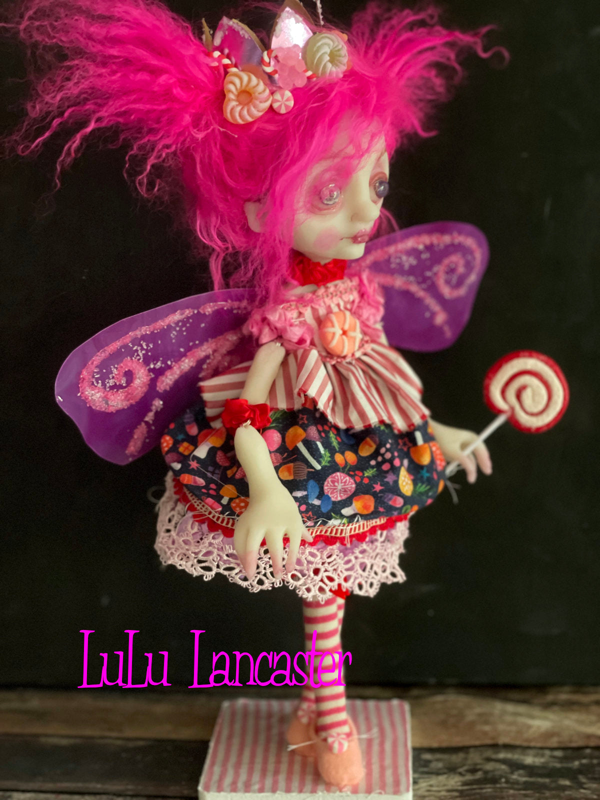 CandyLand Fairy LuLu's Holiday Original LuLu Lancaster Art Doll