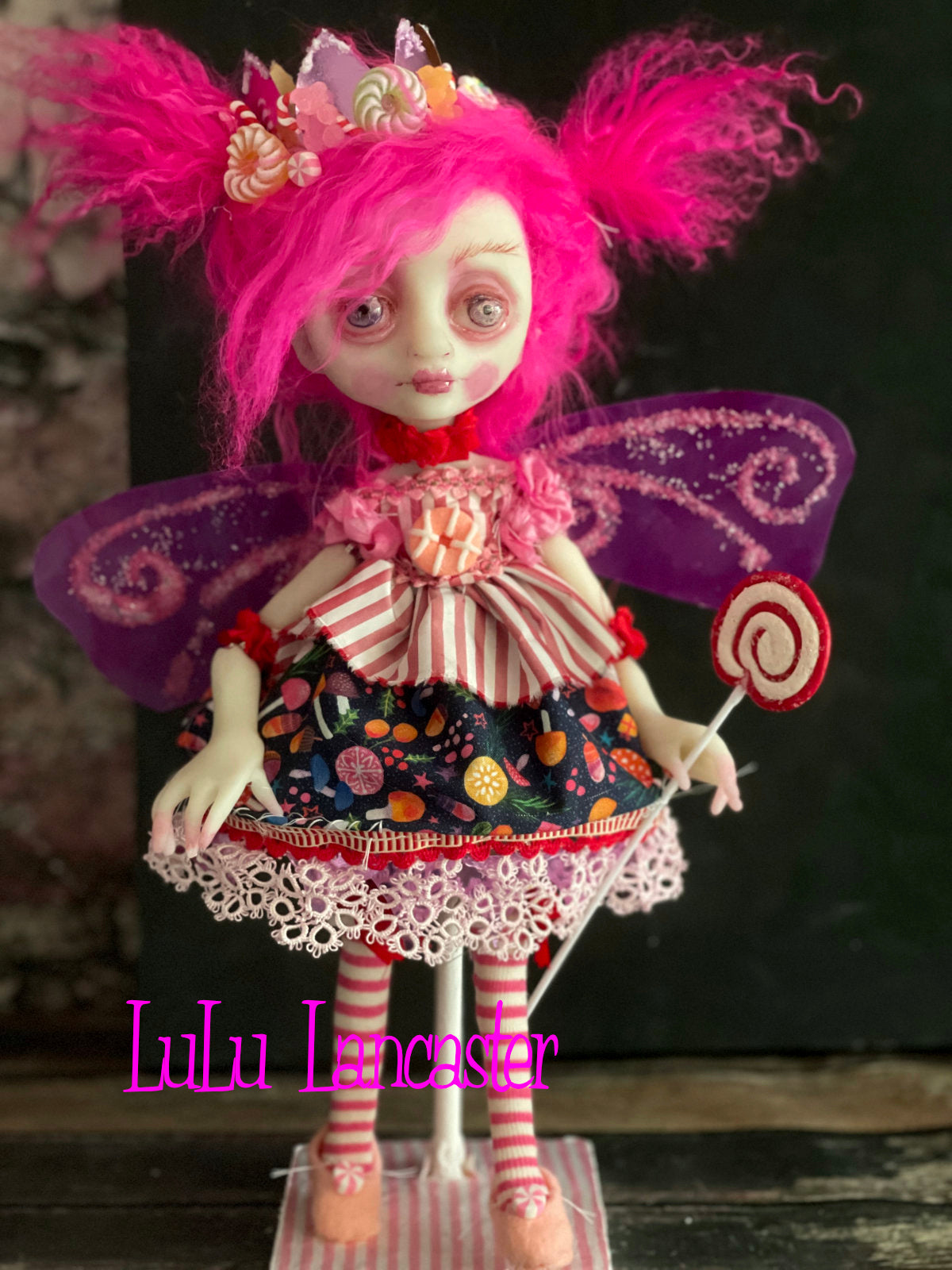 CandyLand Fairy LuLu's Holiday Original LuLu Lancaster Art Doll