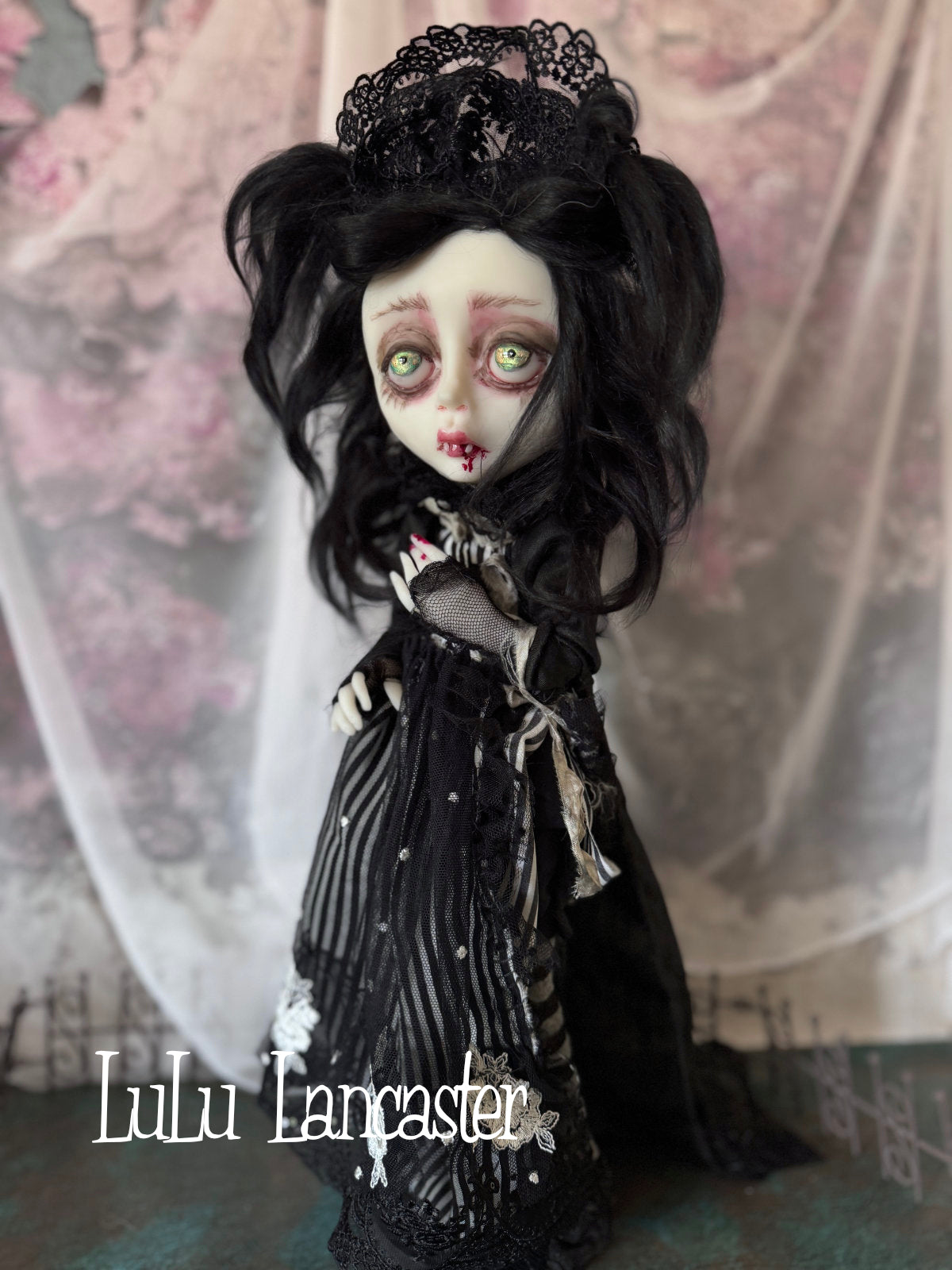 Carlotta Goth Vampire Original LuLu Lancaster Art Doll