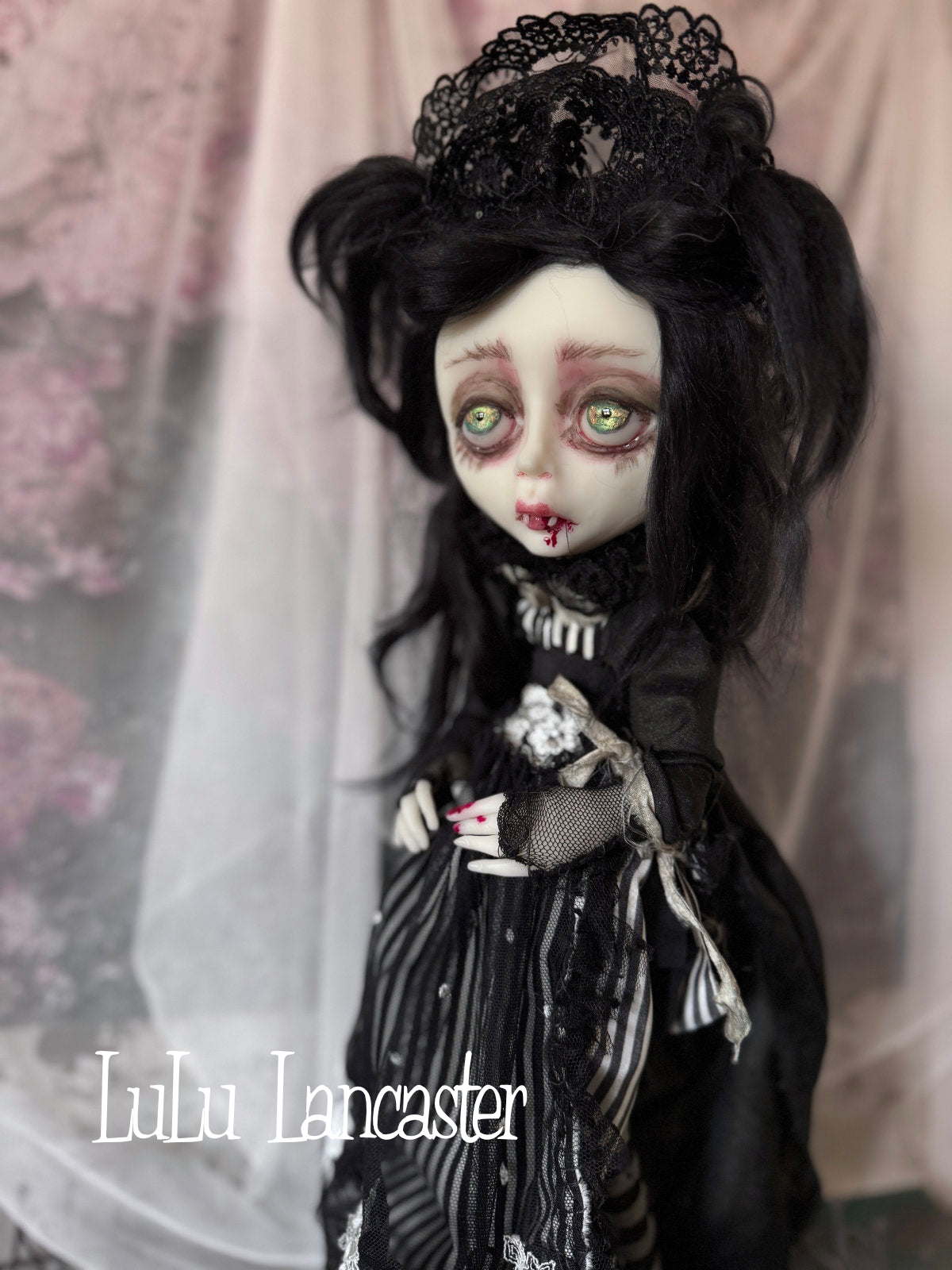Carlotta Goth Vampire Original LuLu Lancaster Art Doll