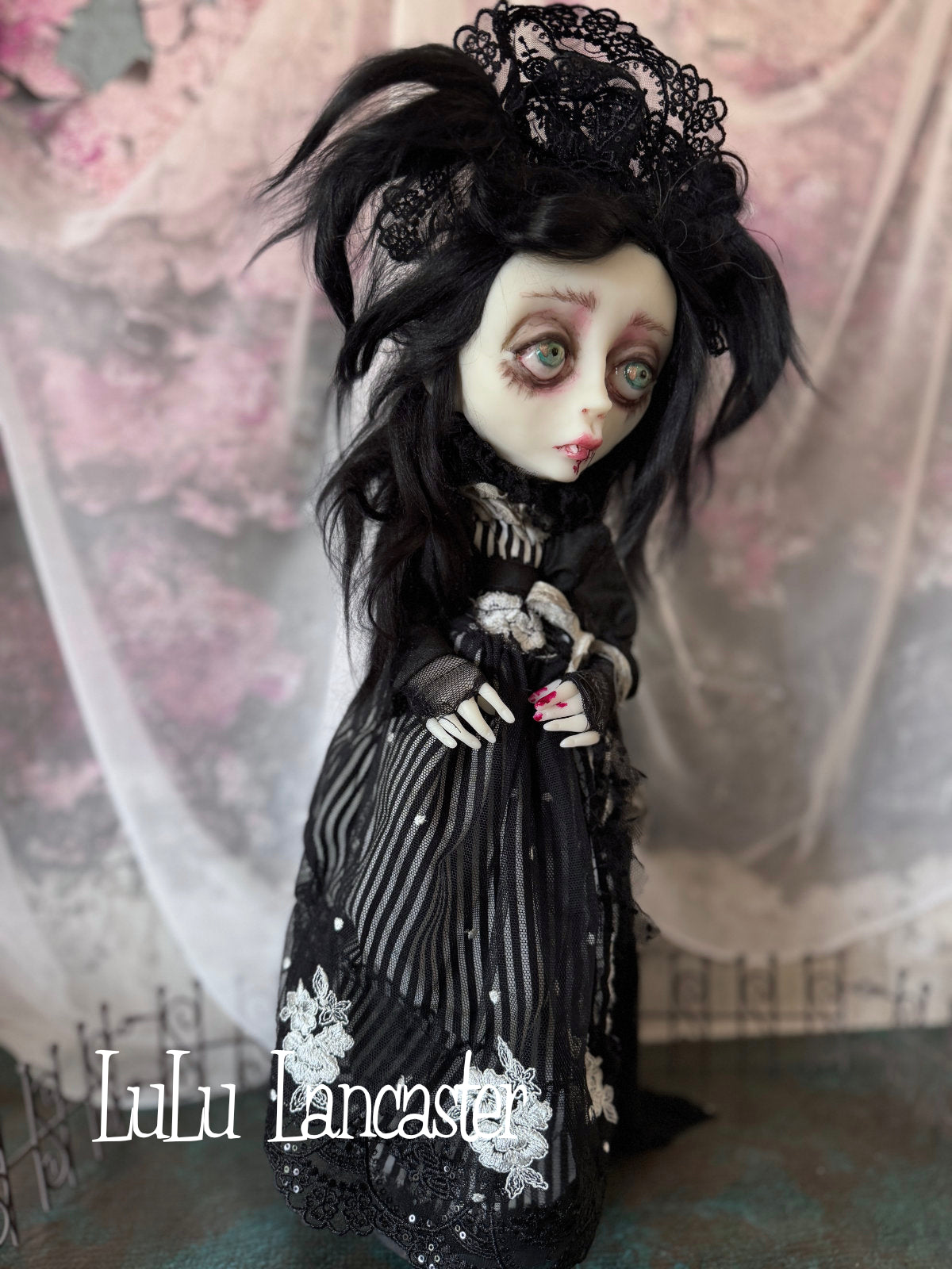 Carlotta Goth Vampire Original LuLu Lancaster Art Doll