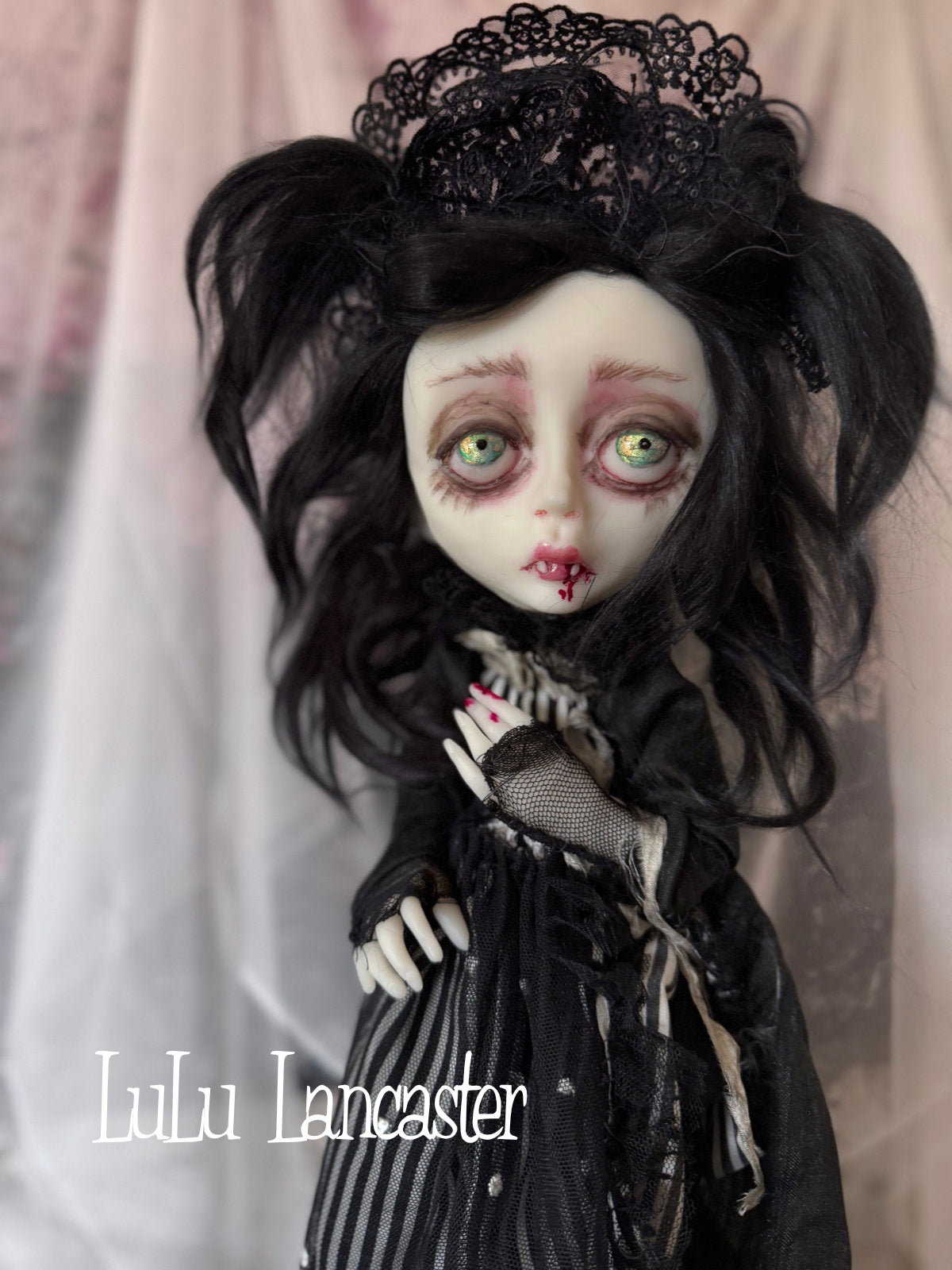 Carlotta Goth Vampire Original LuLu Lancaster Art Doll
