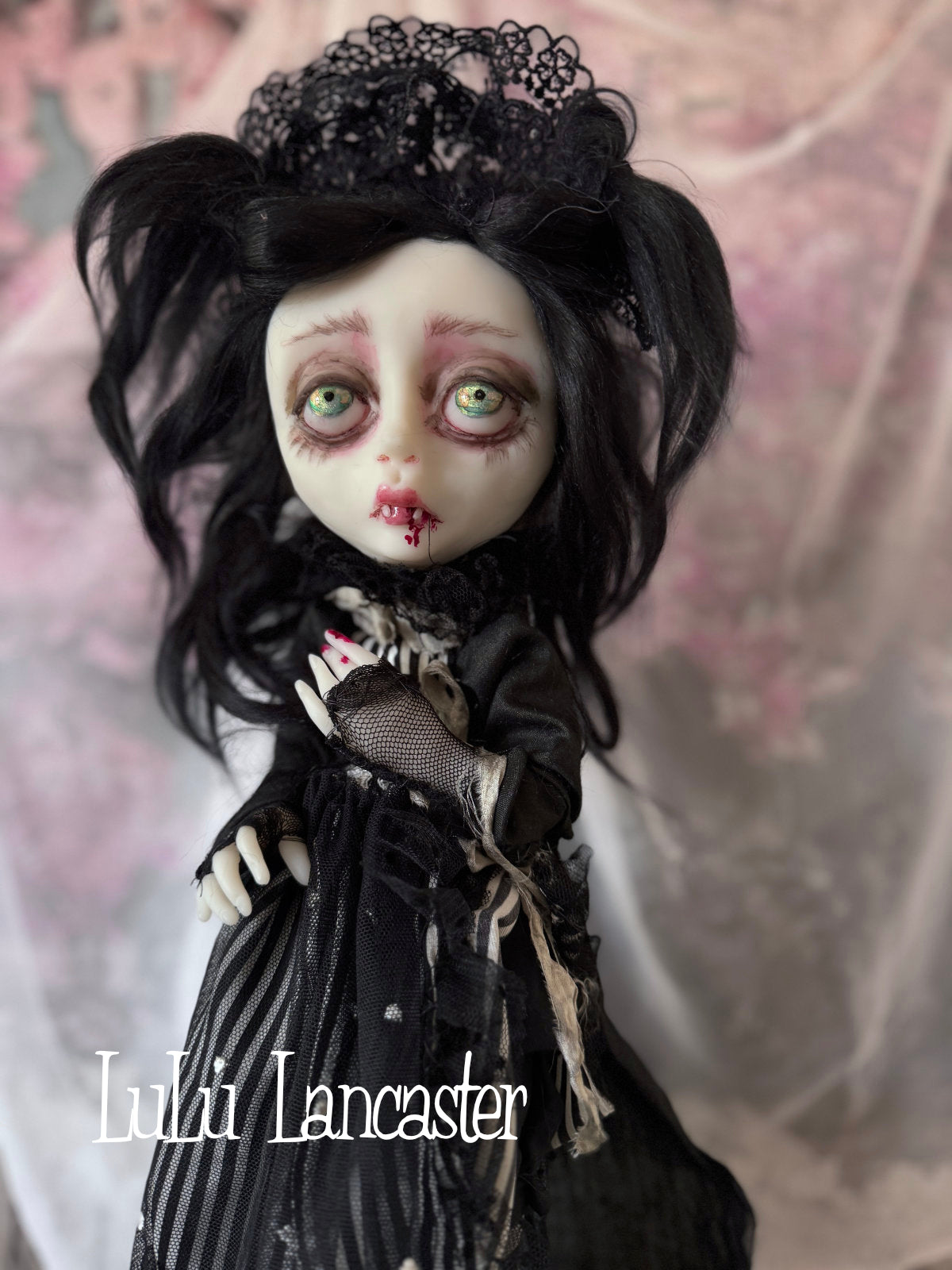 Carlotta Goth Vampire Original LuLu Lancaster Art Doll