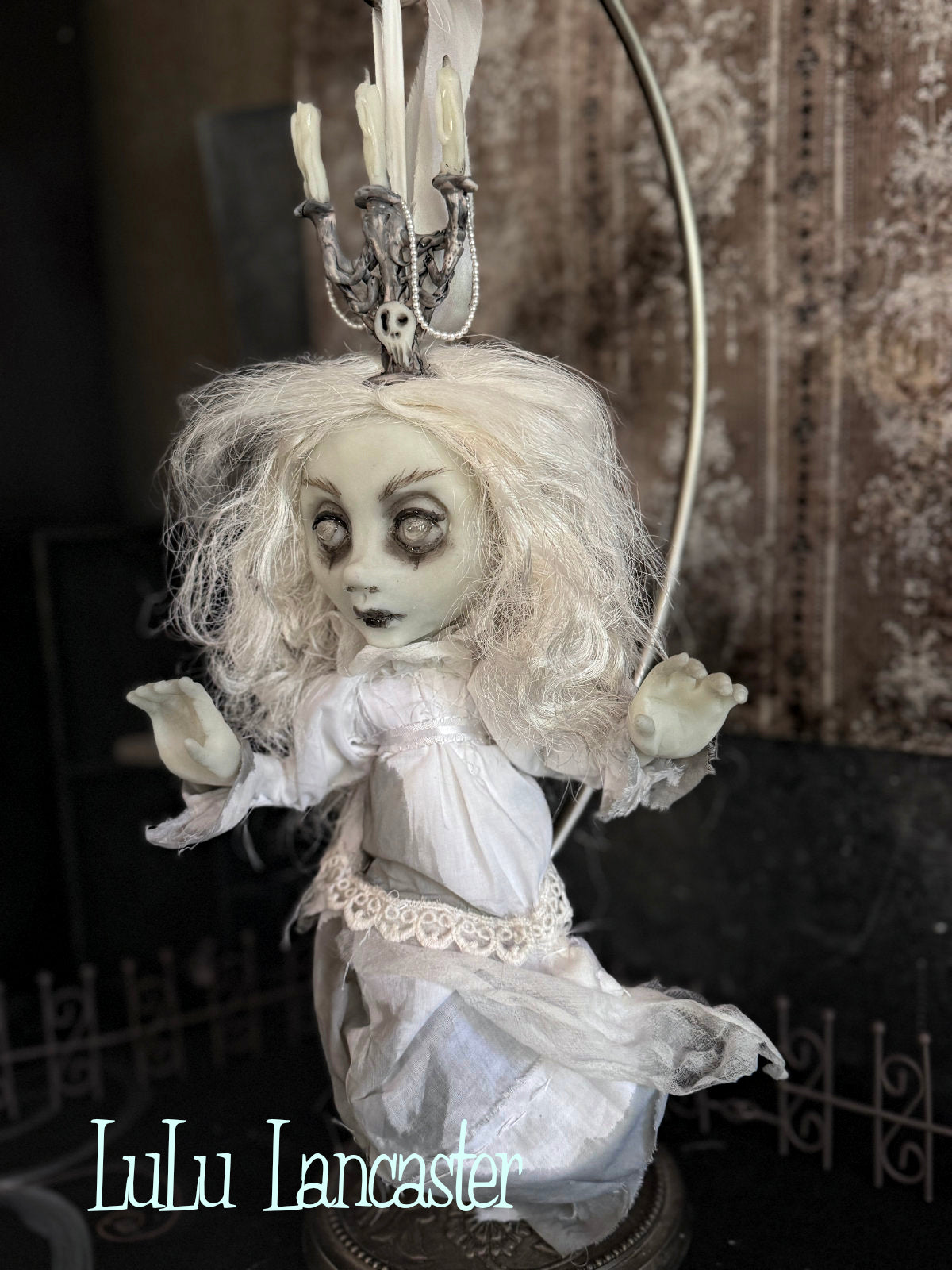Carmen glow in the dark hanging ghost Original LuLu Lancaster Art Doll