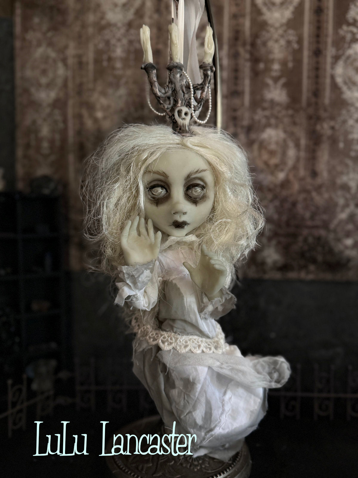 Carmen glow in the dark hanging ghost Original LuLu Lancaster Art Doll