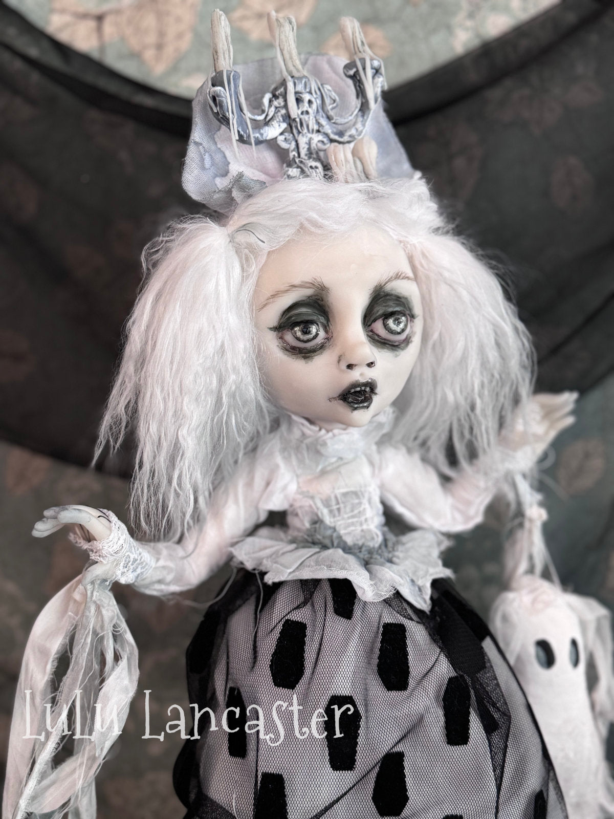 Chandra the Ghost Halloween Original LuLu Lancaster Art Dolls