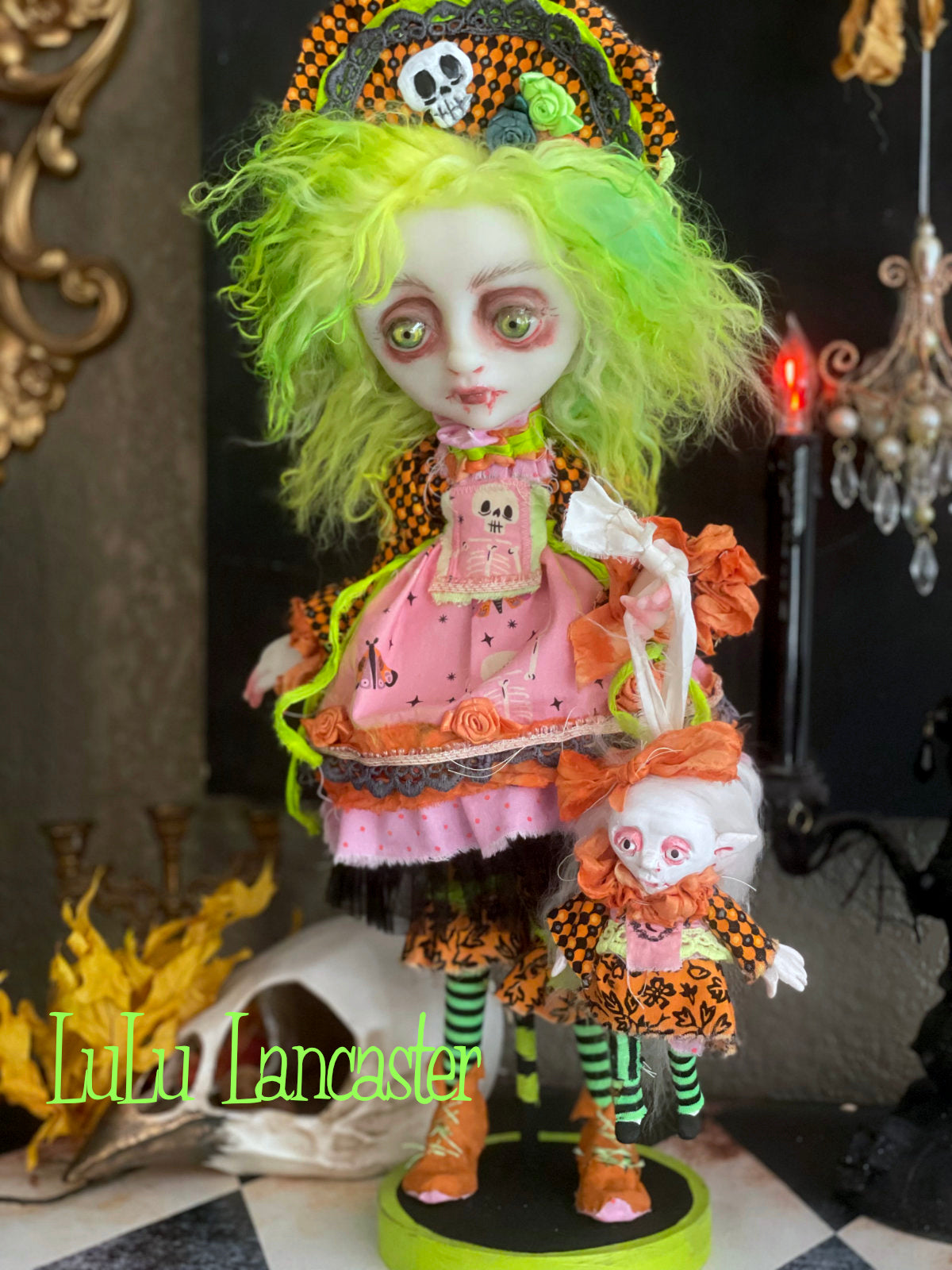 Cintha Vampire Original LuLu Lancaster Halloween Art Dolls