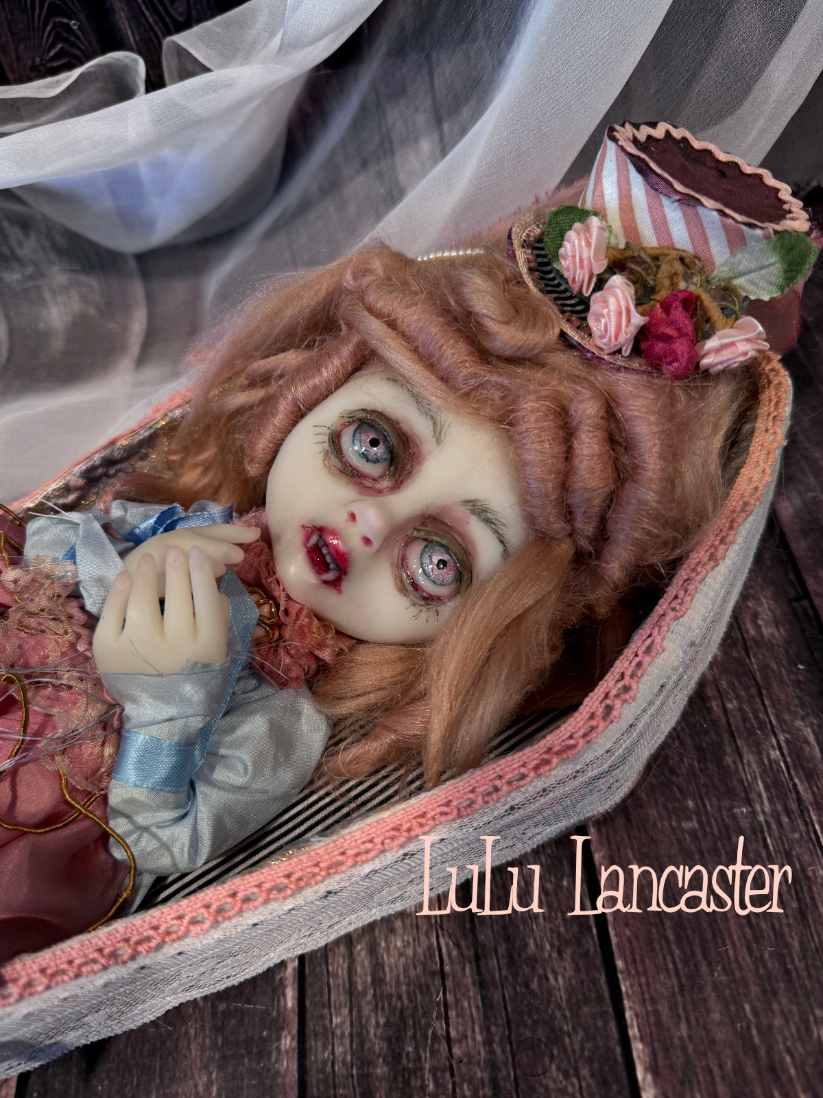Cupcake the Rococo Vampire Mini Original LuLu Lancaster Art Doll