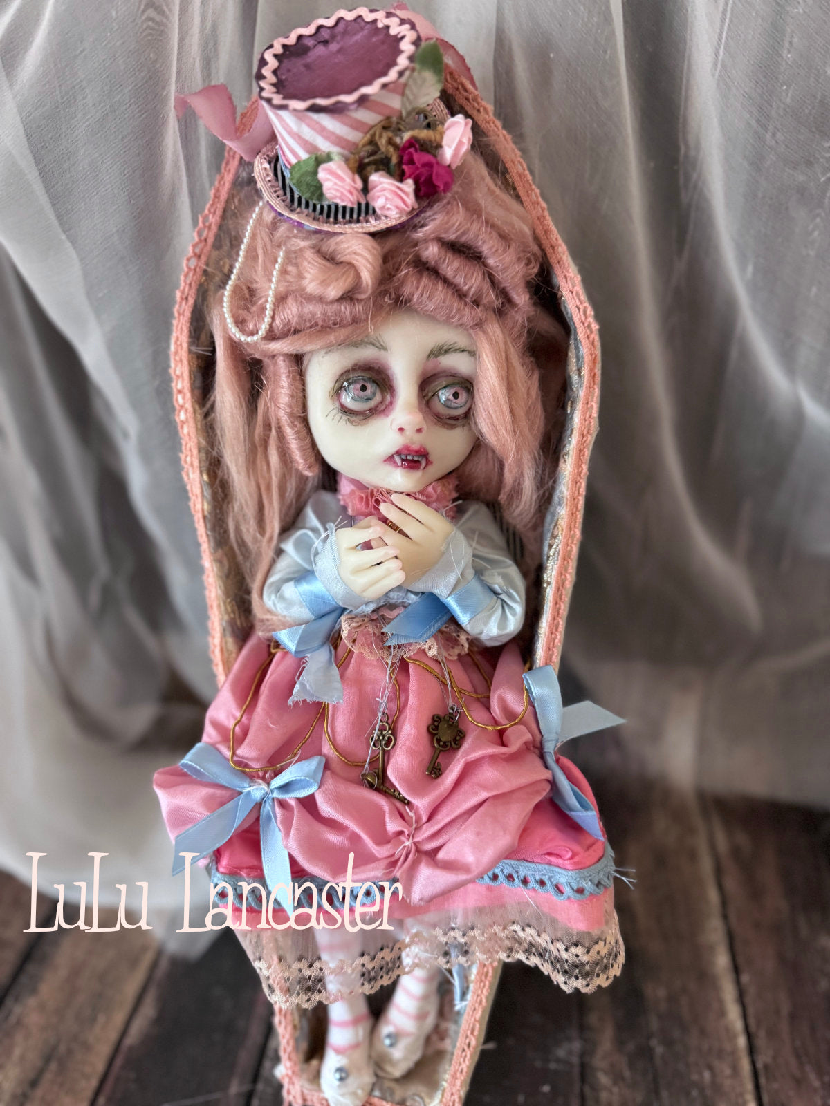 Cupcake the Rococo Vampire Mini Original LuLu Lancaster Art Doll