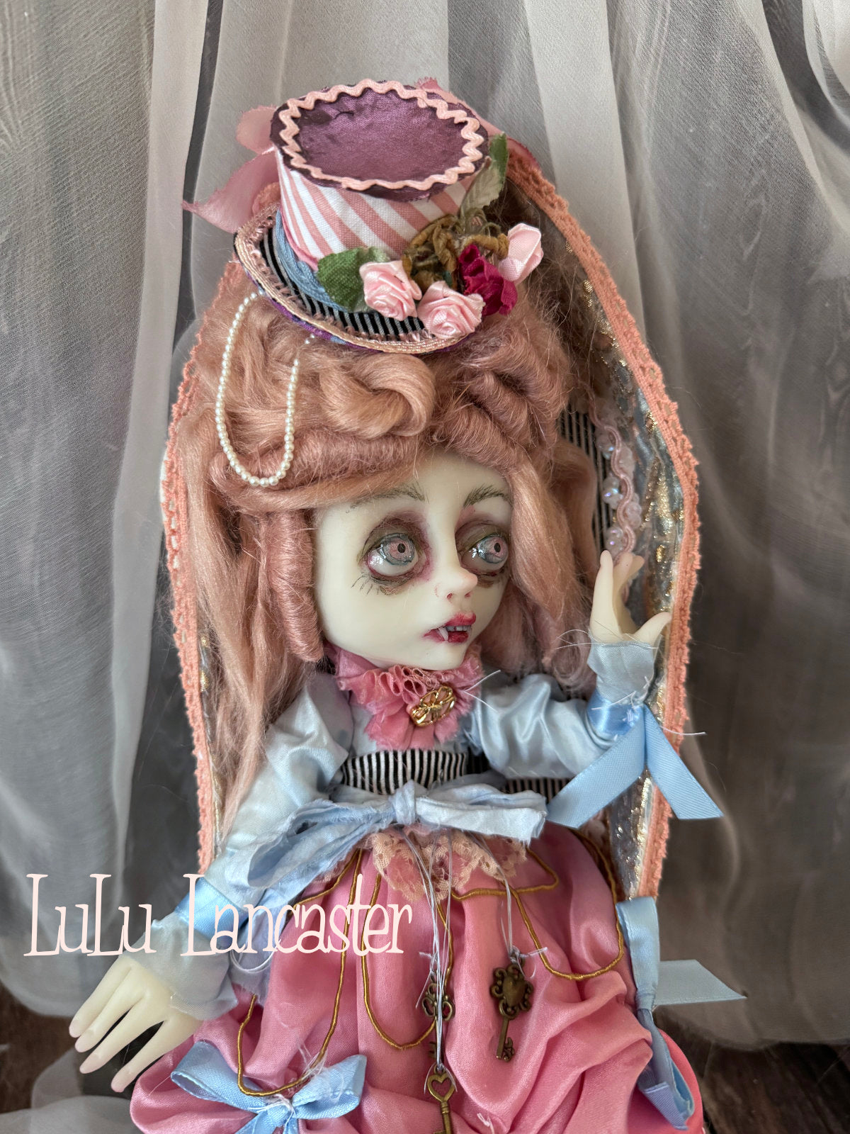 Cupcake the Rococo Vampire Mini Original LuLu Lancaster Art Doll