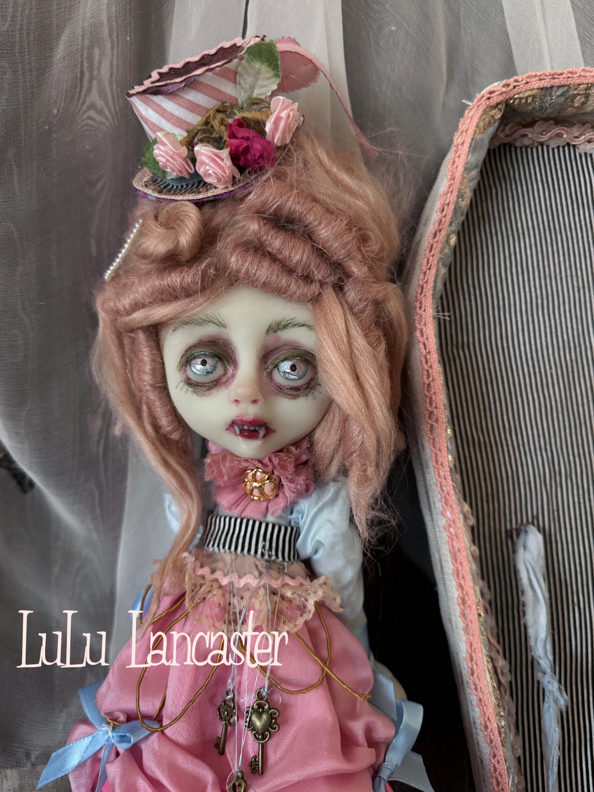 Cupcake the Rococo Vampire Mini Original LuLu Lancaster Art Doll