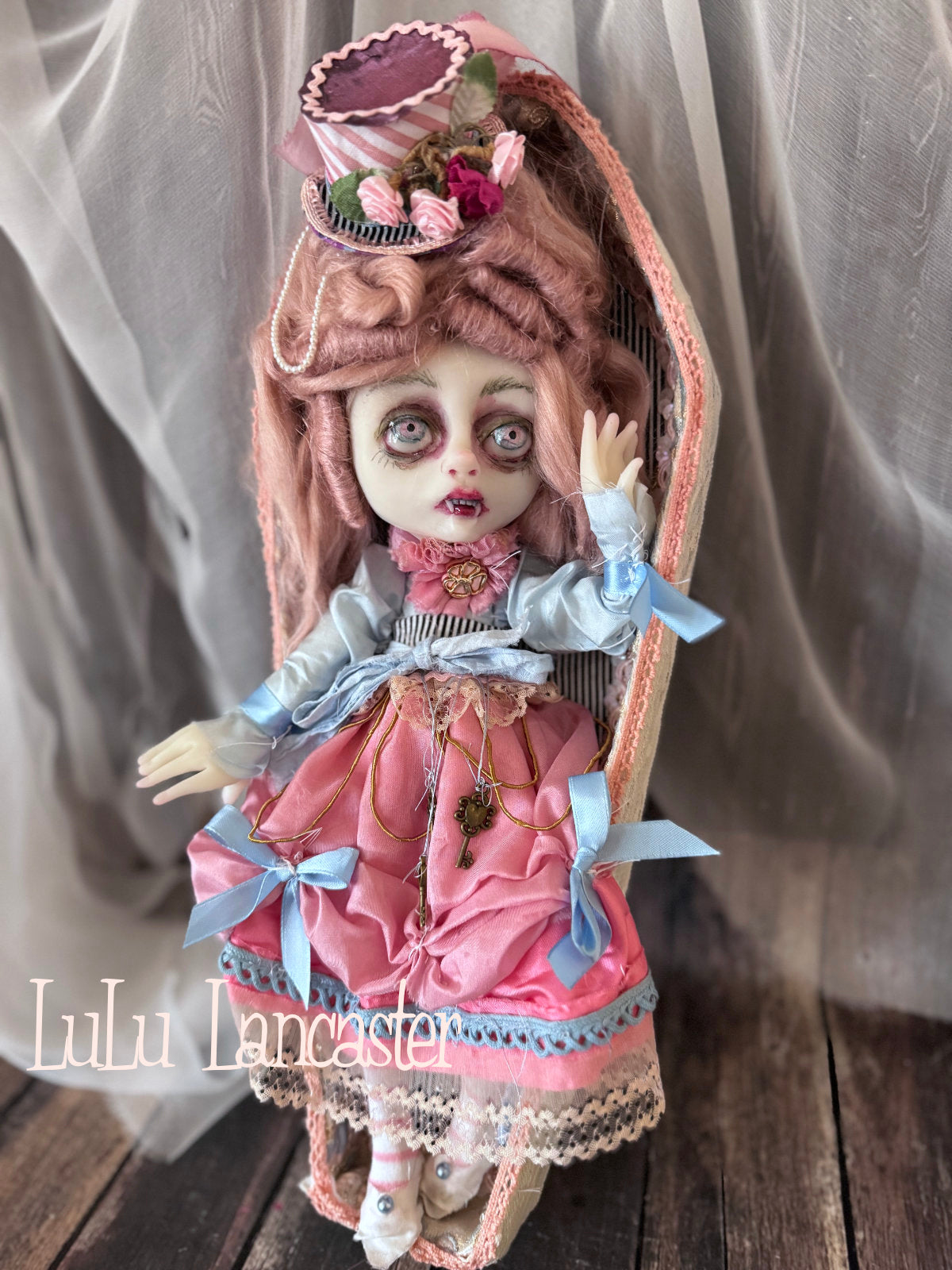 Cupcake the Rococo Vampire Mini Original LuLu Lancaster Art Doll