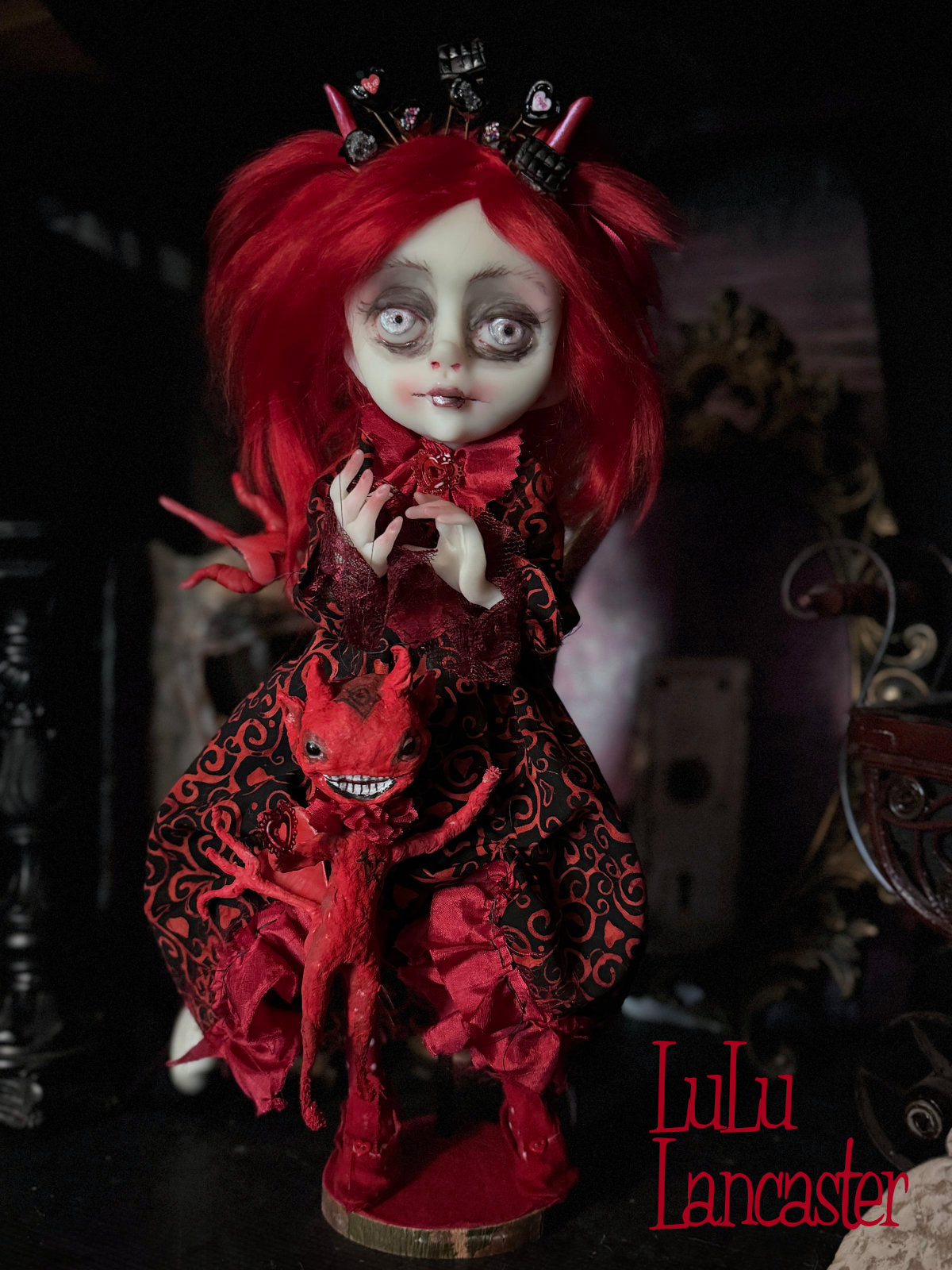 Decadence the Devil Valloween Original LuLu Lancaster Art Doll