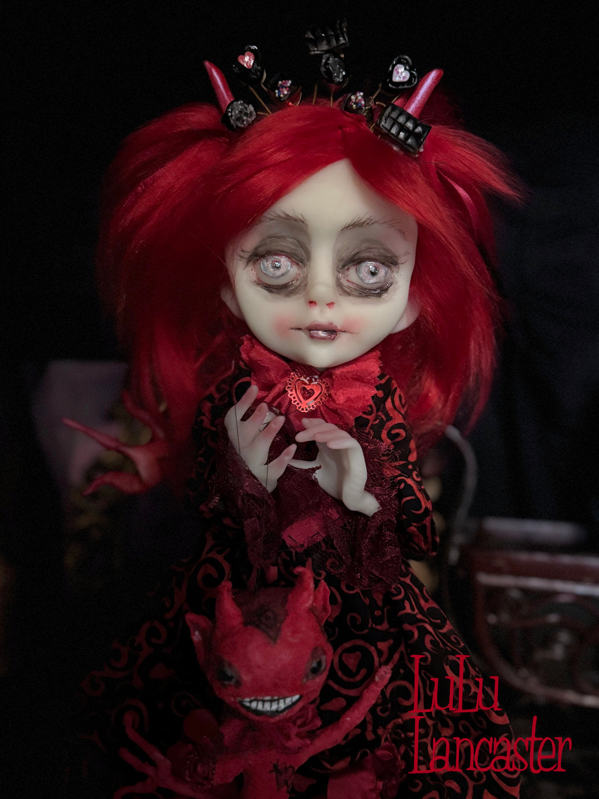 Decadence the Devil Valloween Original LuLu Lancaster Art Doll
