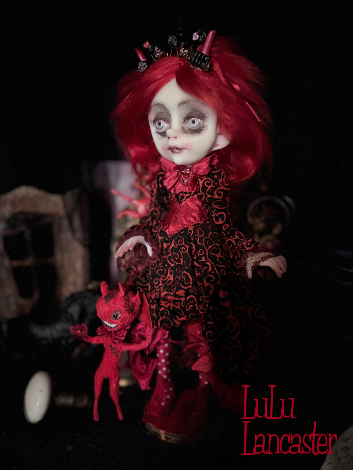 Decadence the Devil Valloween Original LuLu Lancaster Art Doll