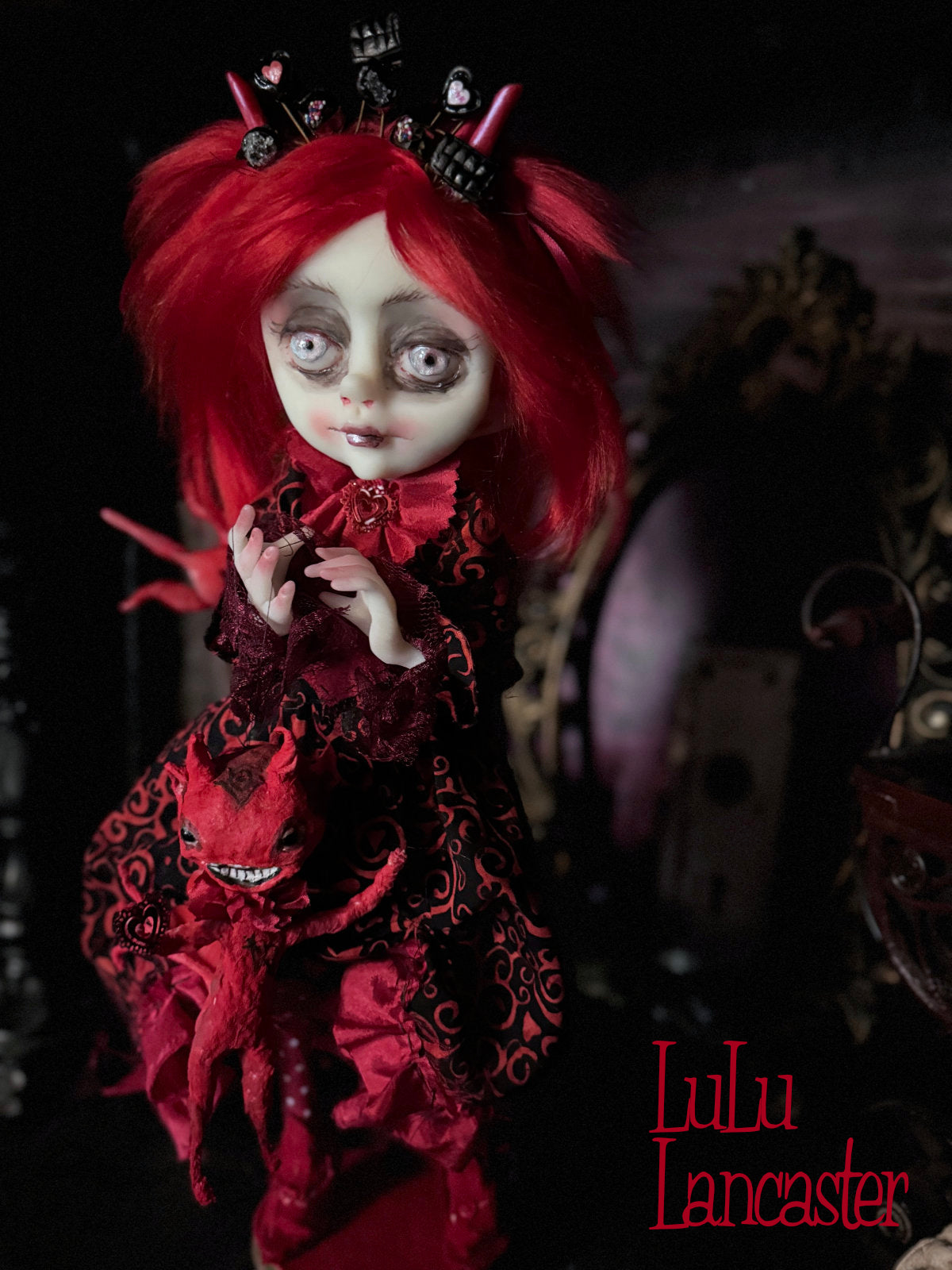 Decadence the Devil Valloween Original LuLu Lancaster Art Doll