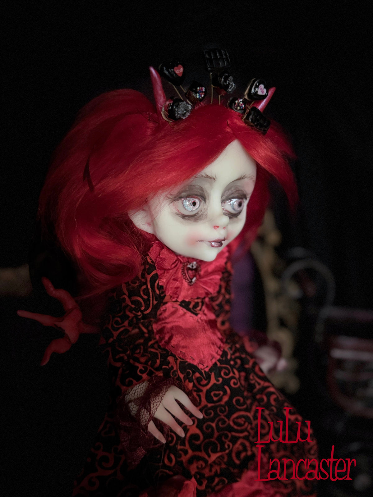 Decadence the Devil Valloween Original LuLu Lancaster Art Doll