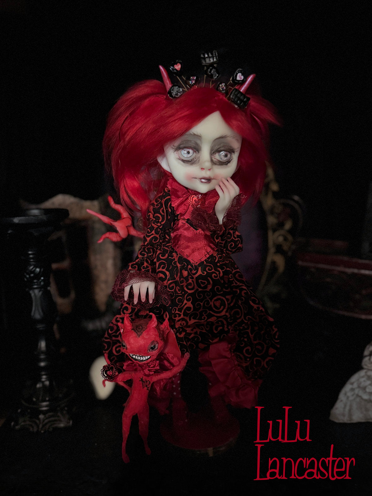 Decadence the Devil Valloween Original LuLu Lancaster Art Doll