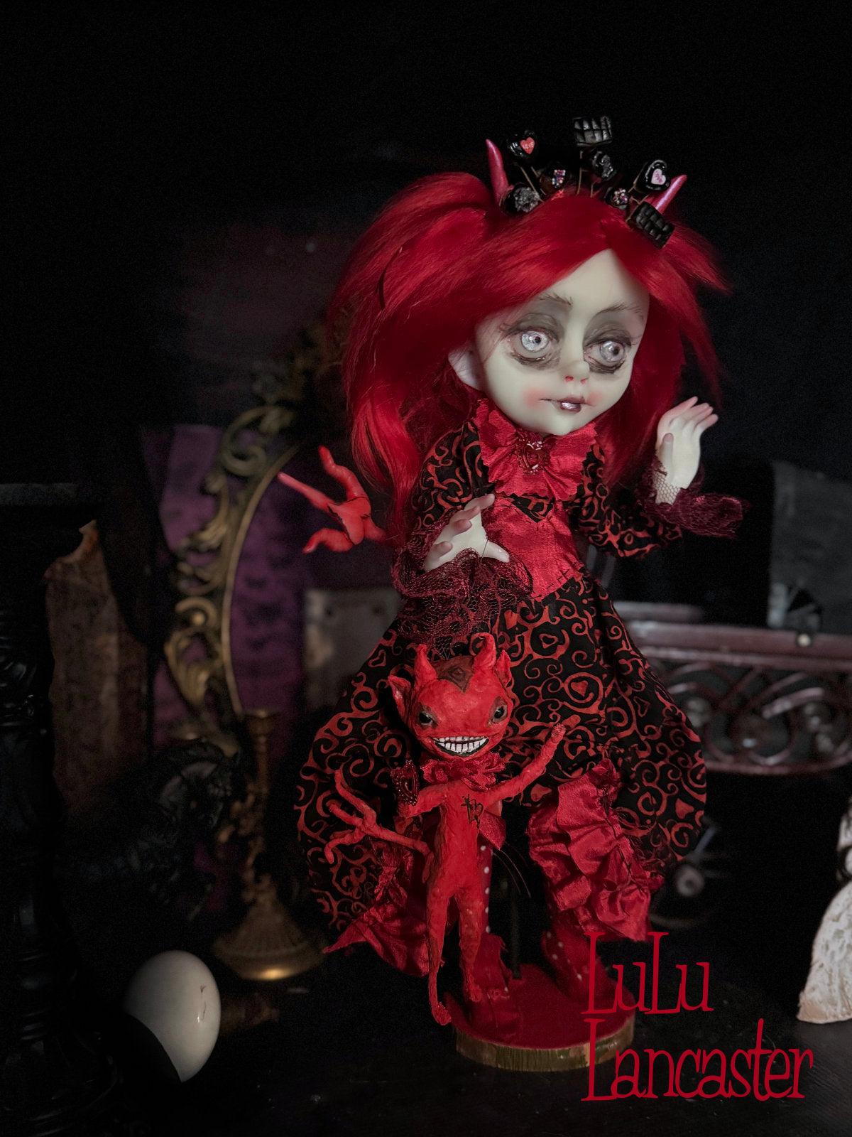 Decadence the Devil Valloween Original LuLu Lancaster Art Doll