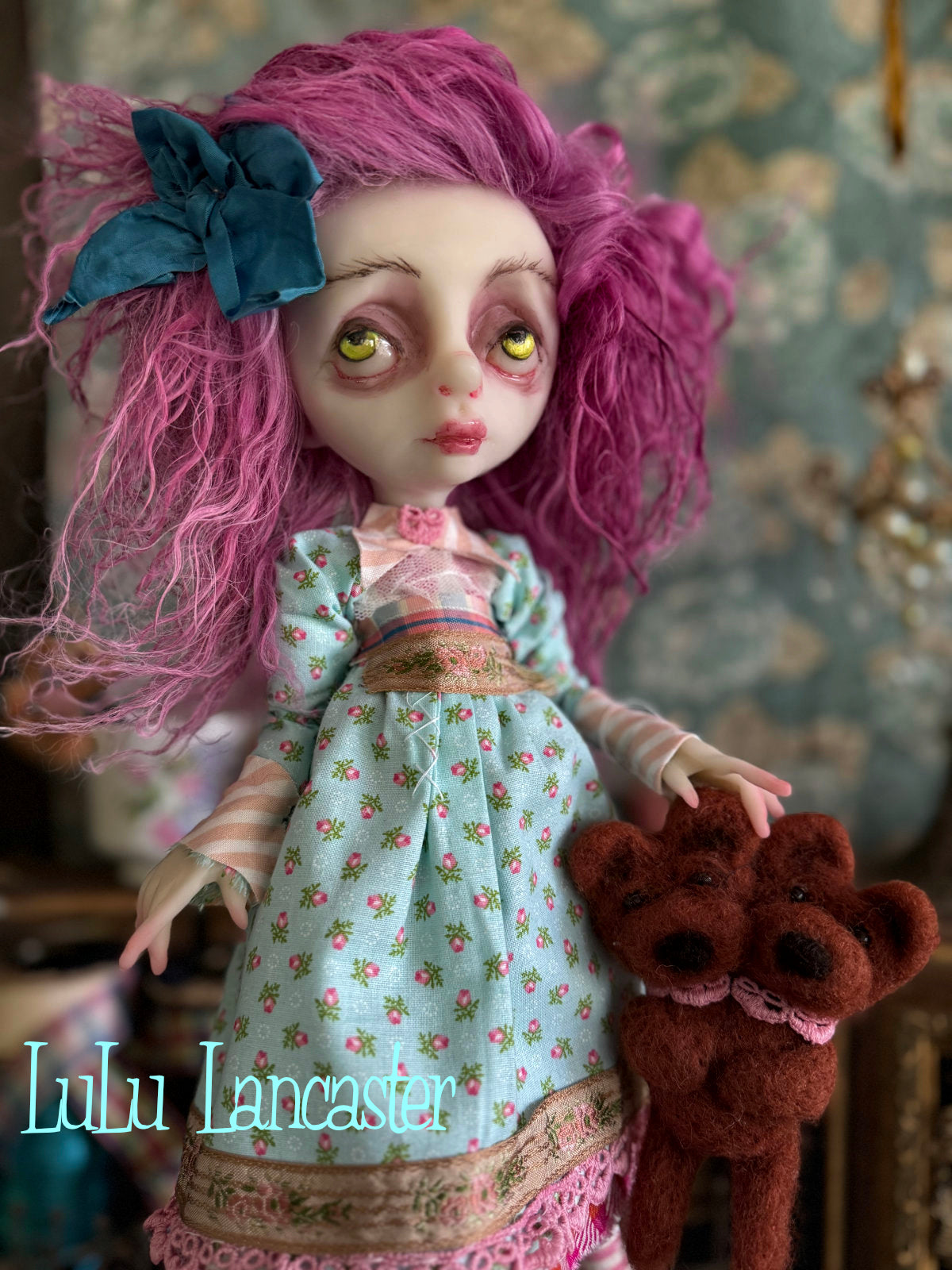 Deidre Darling Sad spring Goth Original LuLu Lancaster Art Doll