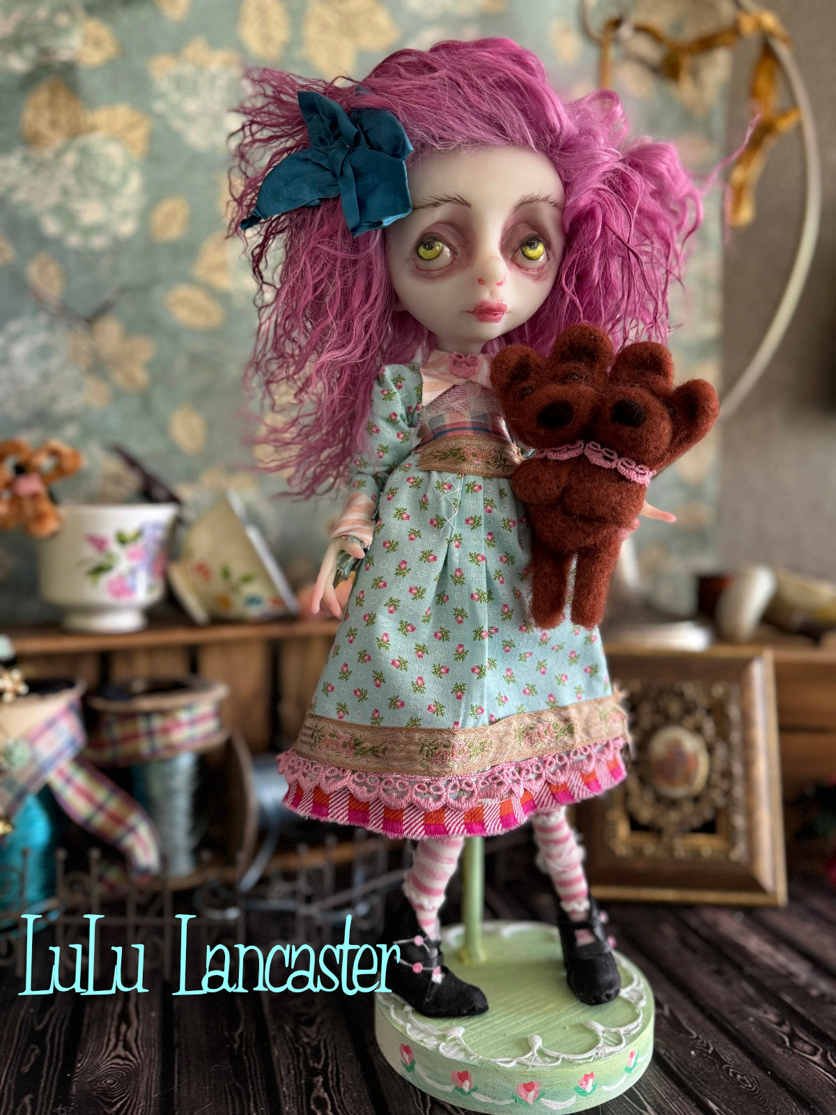 Deidre Darling Sad spring Goth Original LuLu Lancaster Art Doll