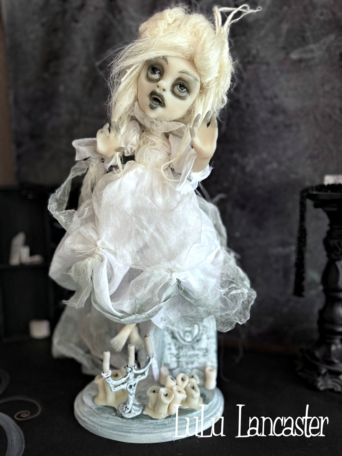 Delphine the Floating Rococo Ghost Original LuLu Lancaster Art Doll