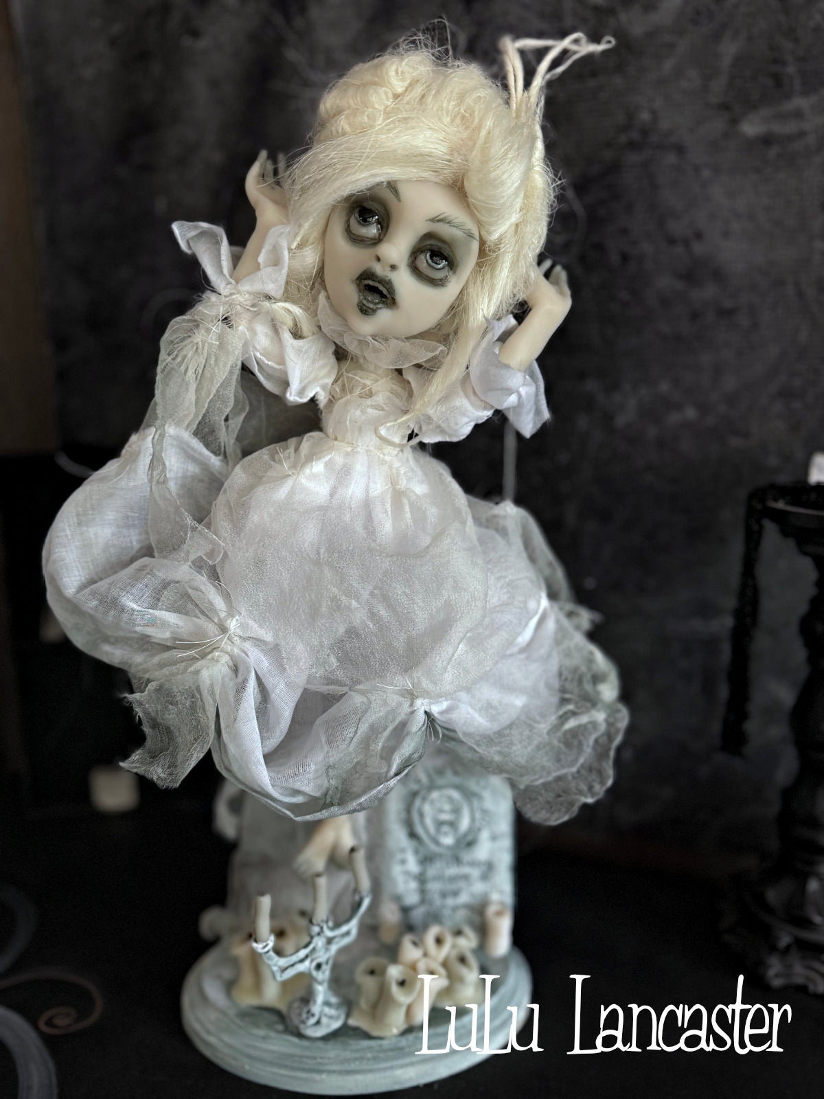 Delphine the Floating Rococo Ghost Original LuLu Lancaster Art Doll