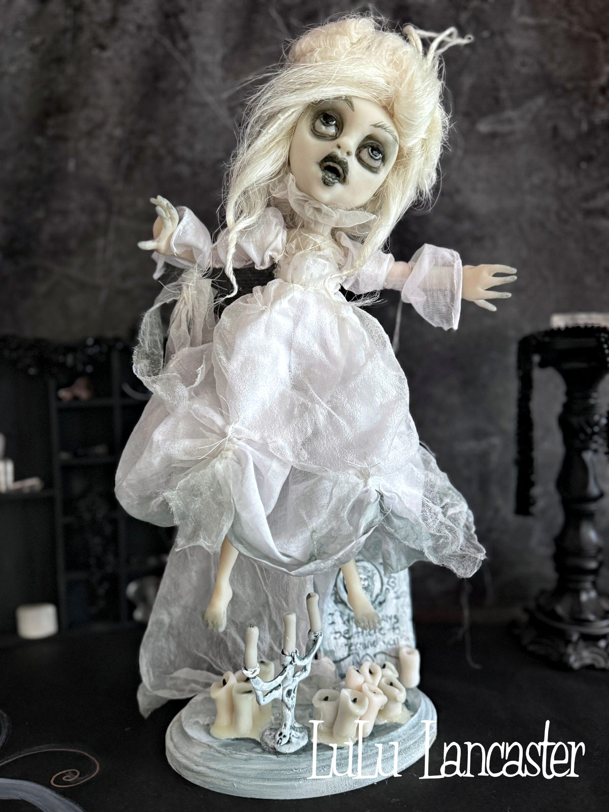 Delphine the Floating Rococo Ghost Original LuLu Lancaster Art Doll